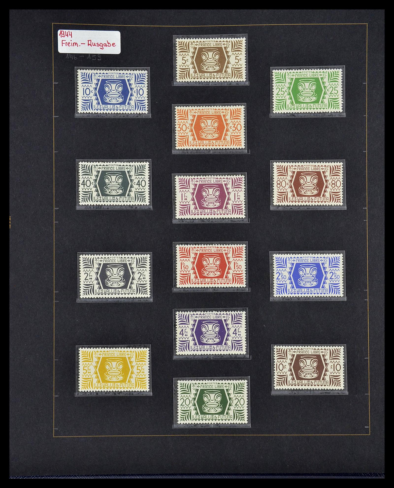 34560 578 - Postzegelverzameling 34560 Engelse gebieden in de stille Zuidzee 1840