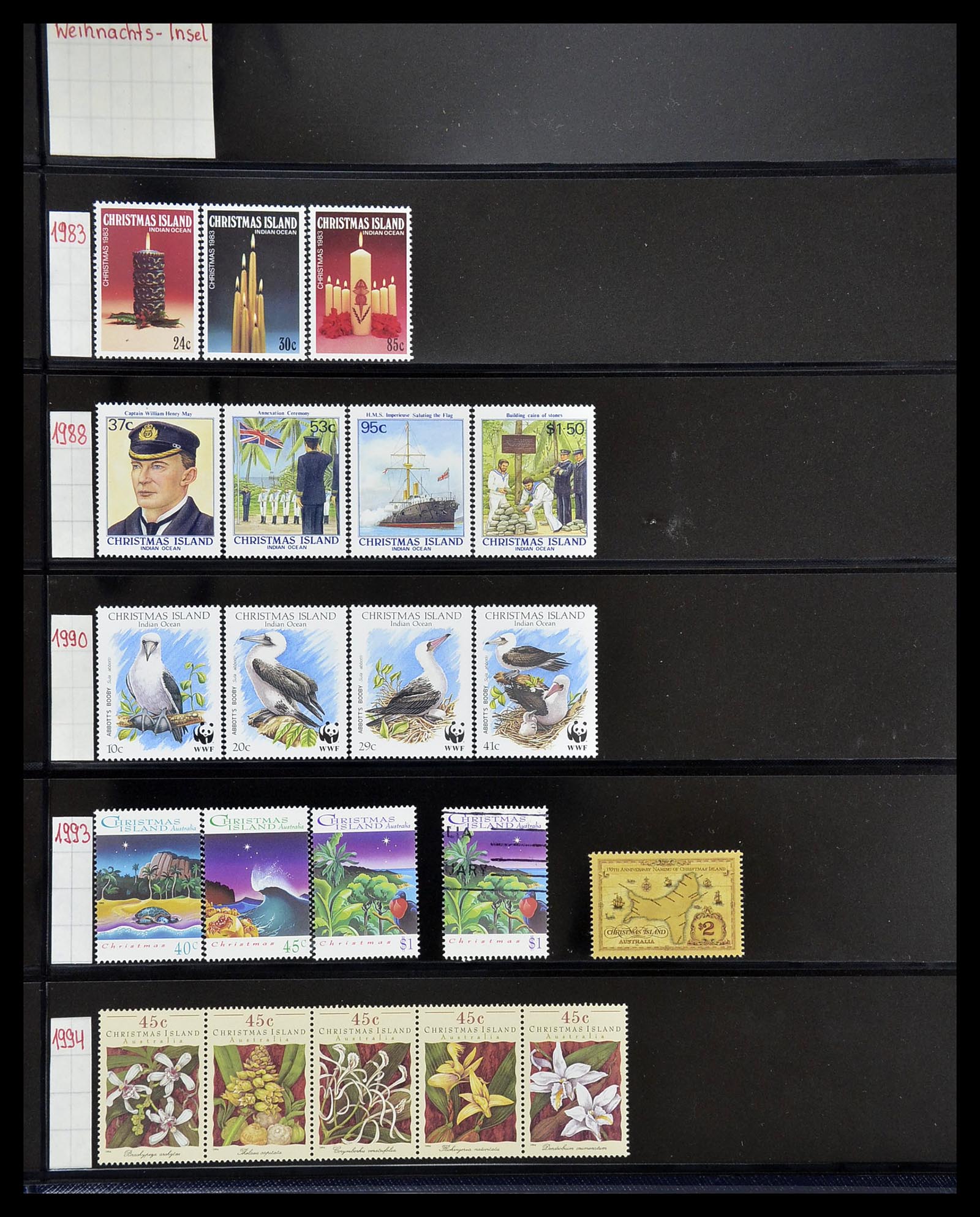 34560 580 - Postzegelverzameling 34560 Engelse gebieden in de stille Zuidzee 1840