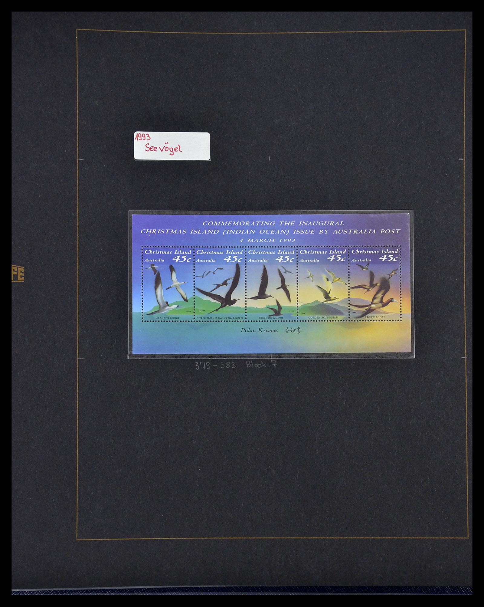 34560 585 - Postzegelverzameling 34560 Engelse gebieden in de stille Zuidzee 1840