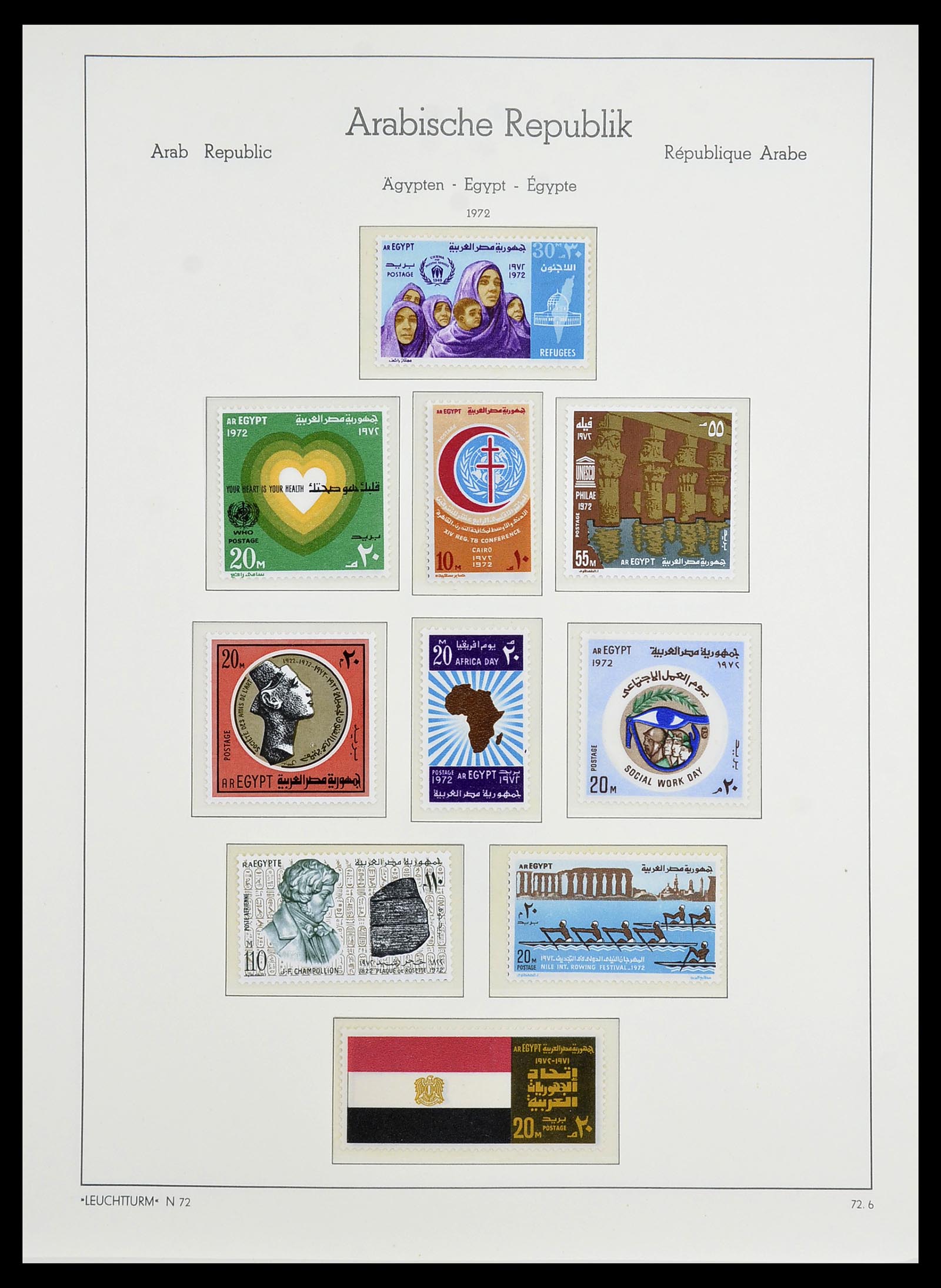 34562 074 - Postzegelverzameling 34562 Egypte 1958-2017!