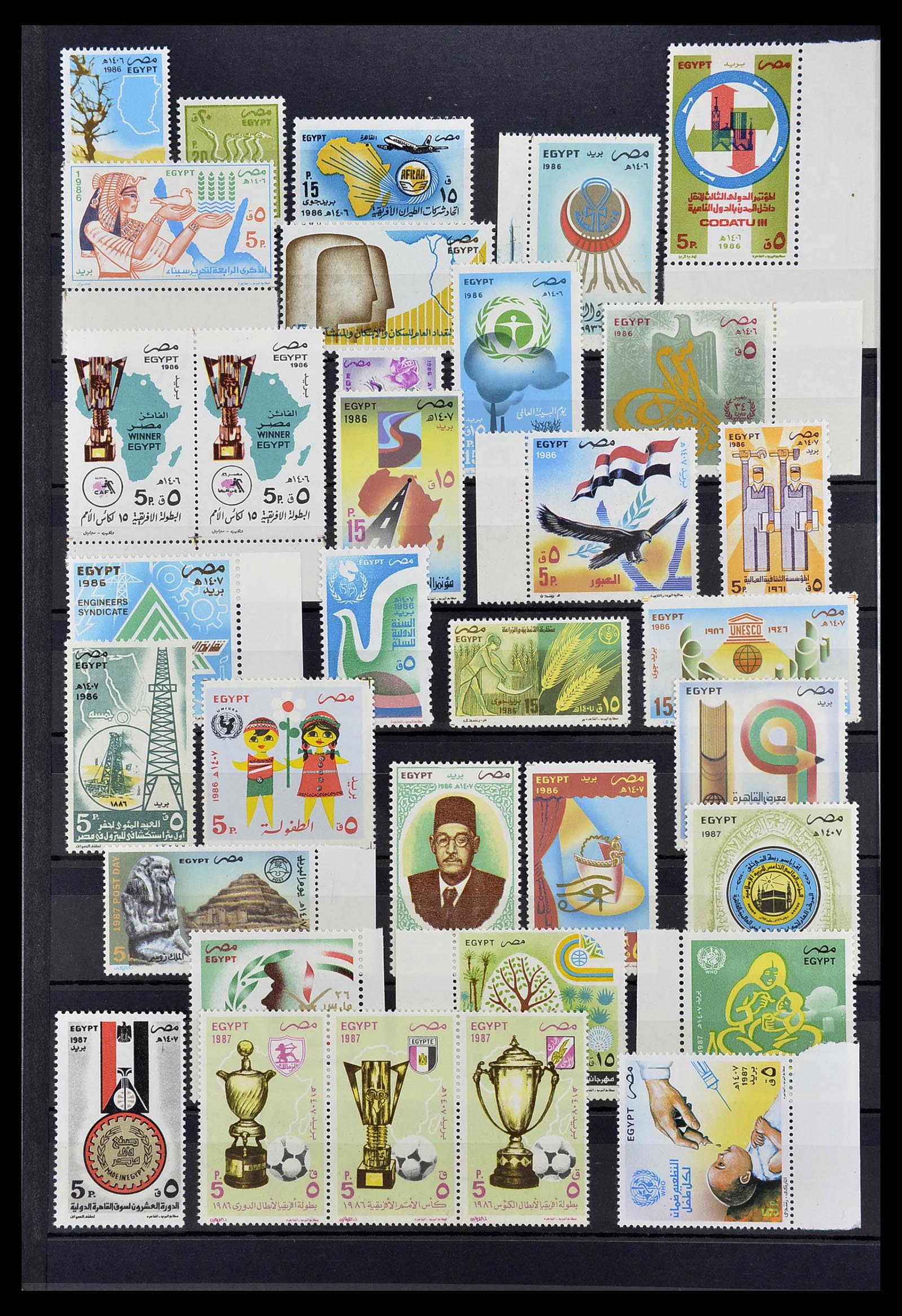 34563 046 - Postzegelverzameling 34563 Egypte 1867-2019!