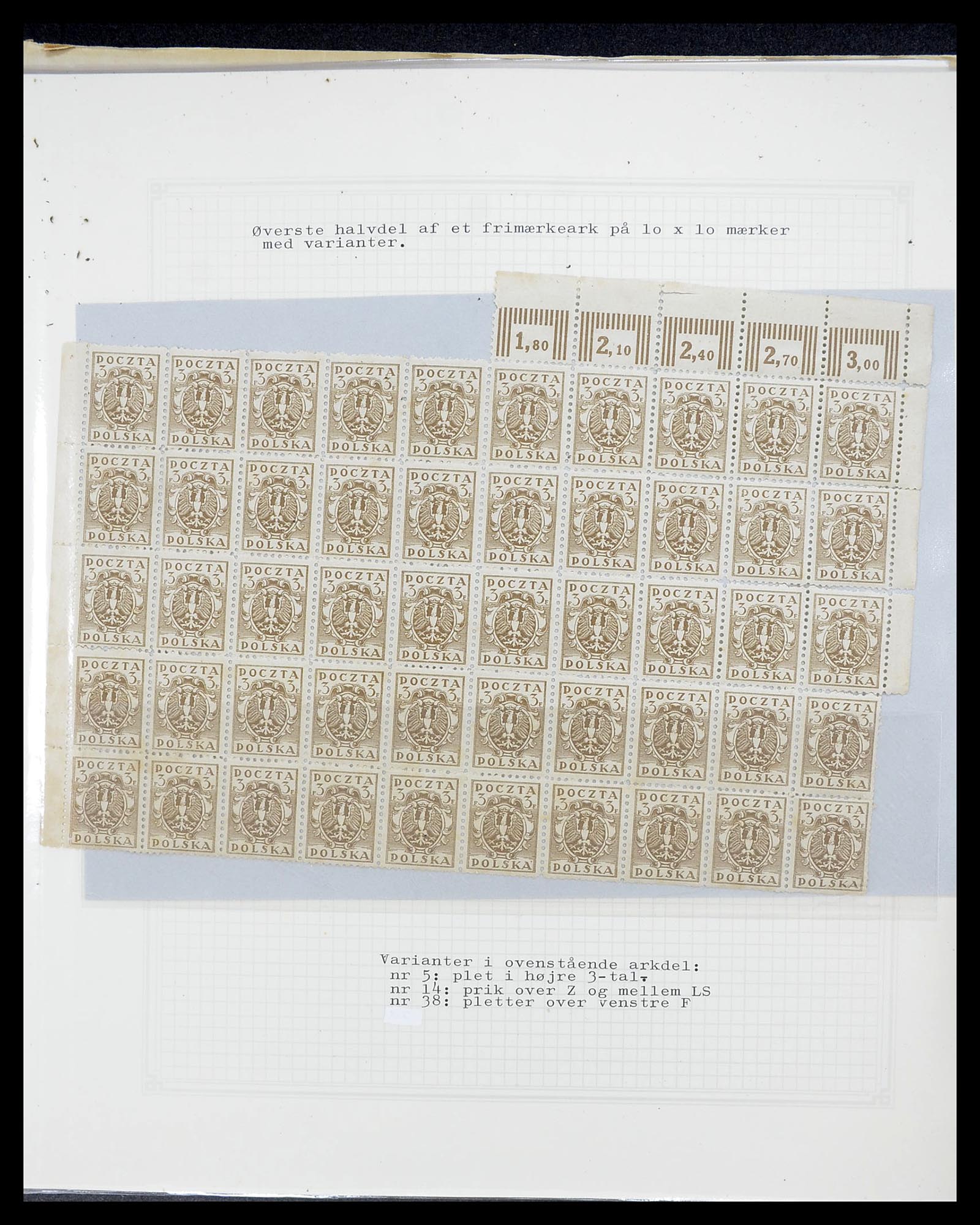 34564 005 - Postzegelverzameling 34564 Polen 1919-1928.