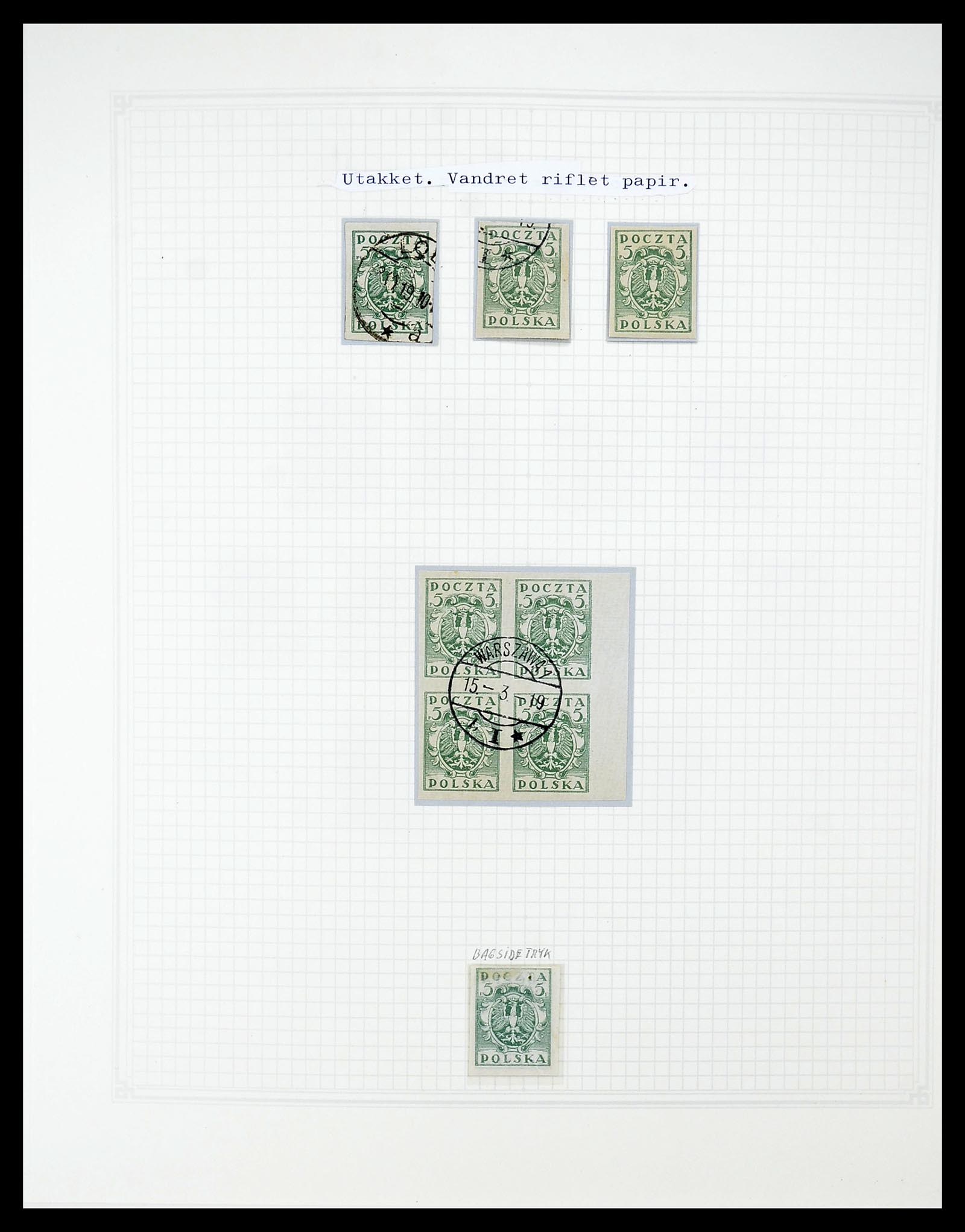 34564 009 - Postzegelverzameling 34564 Polen 1919-1928.
