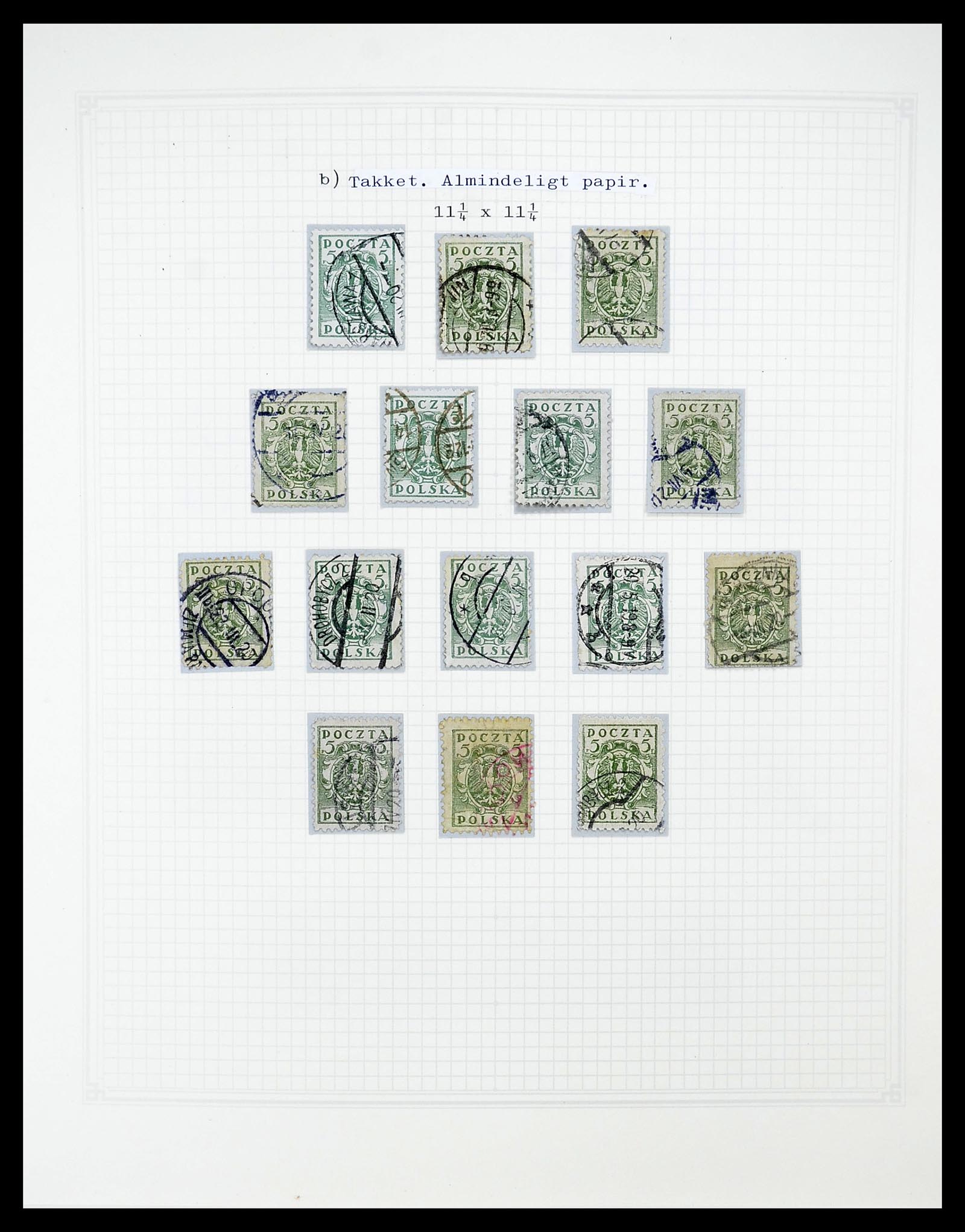34564 010 - Postzegelverzameling 34564 Polen 1919-1928.