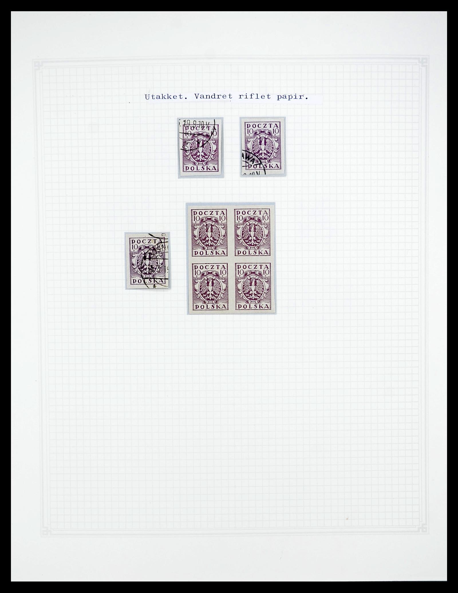 34564 016 - Postzegelverzameling 34564 Polen 1919-1928.