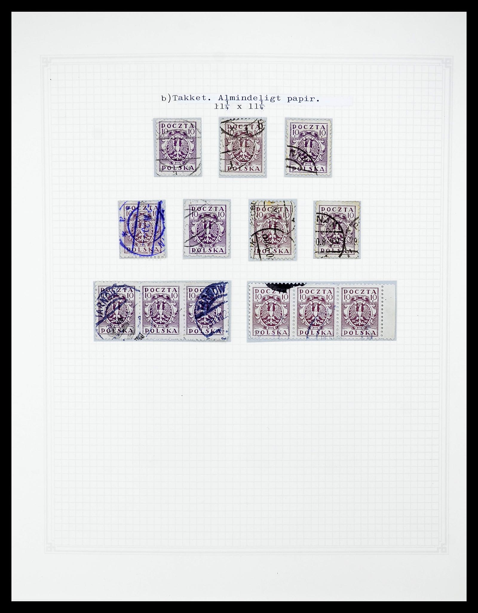 34564 018 - Postzegelverzameling 34564 Polen 1919-1928.
