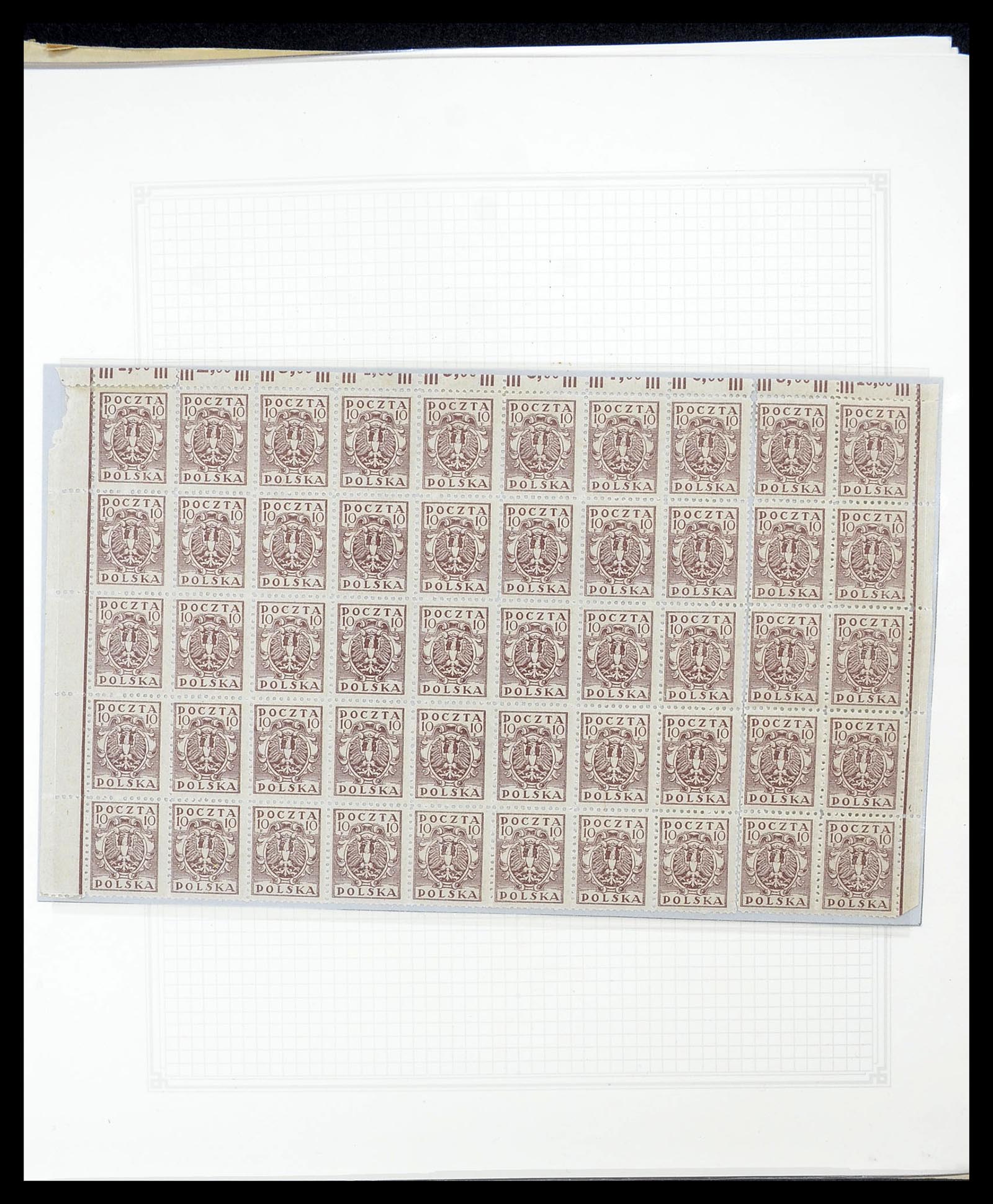 34564 023 - Postzegelverzameling 34564 Polen 1919-1928.