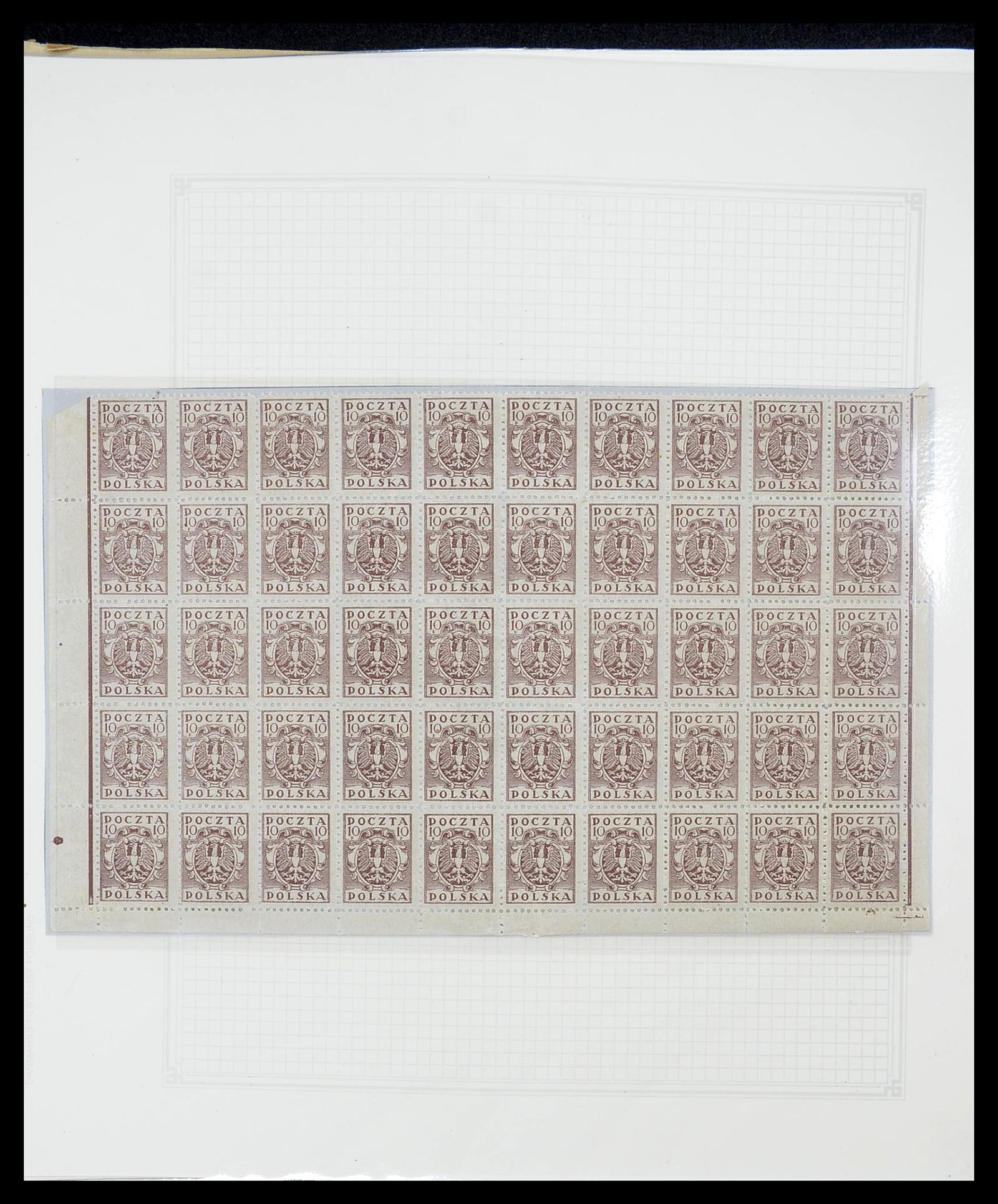 34564 024 - Postzegelverzameling 34564 Polen 1919-1928.