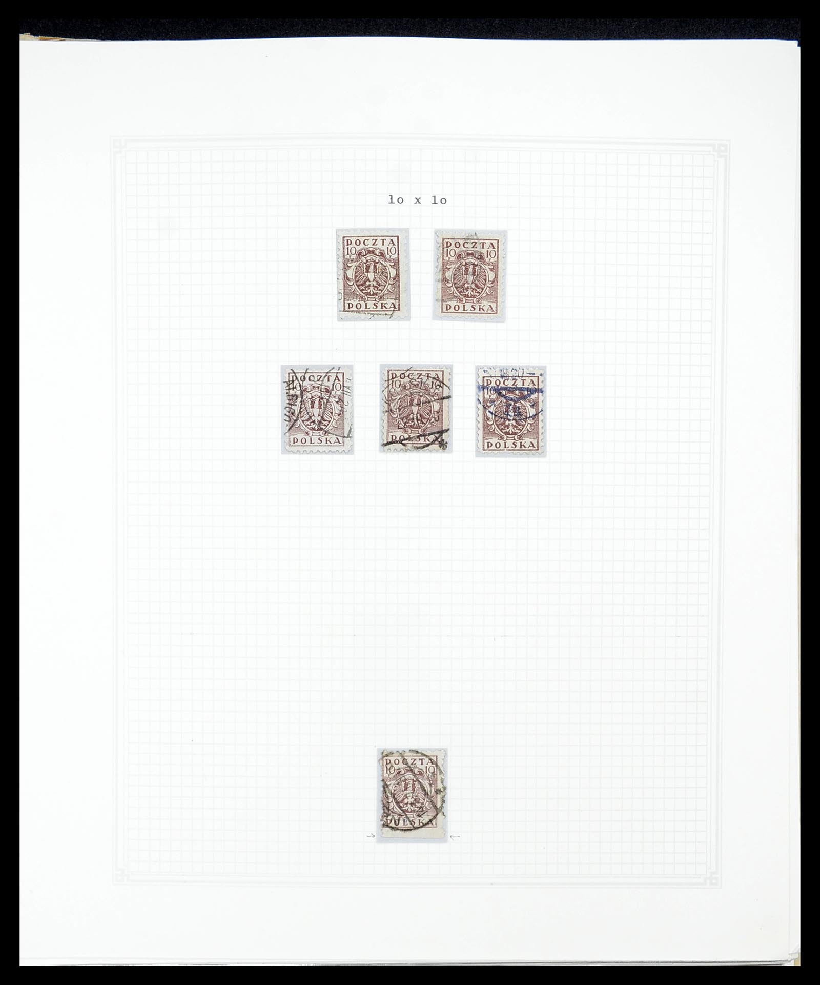 34564 026 - Postzegelverzameling 34564 Polen 1919-1928.