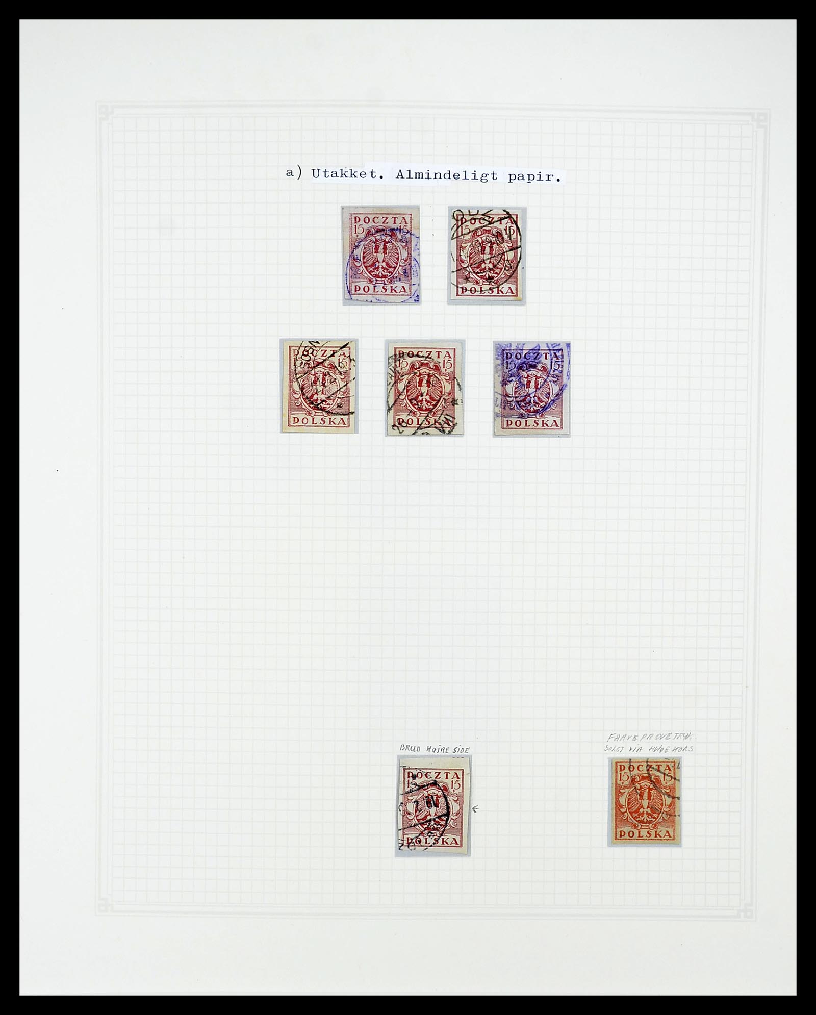 34564 029 - Postzegelverzameling 34564 Polen 1919-1928.
