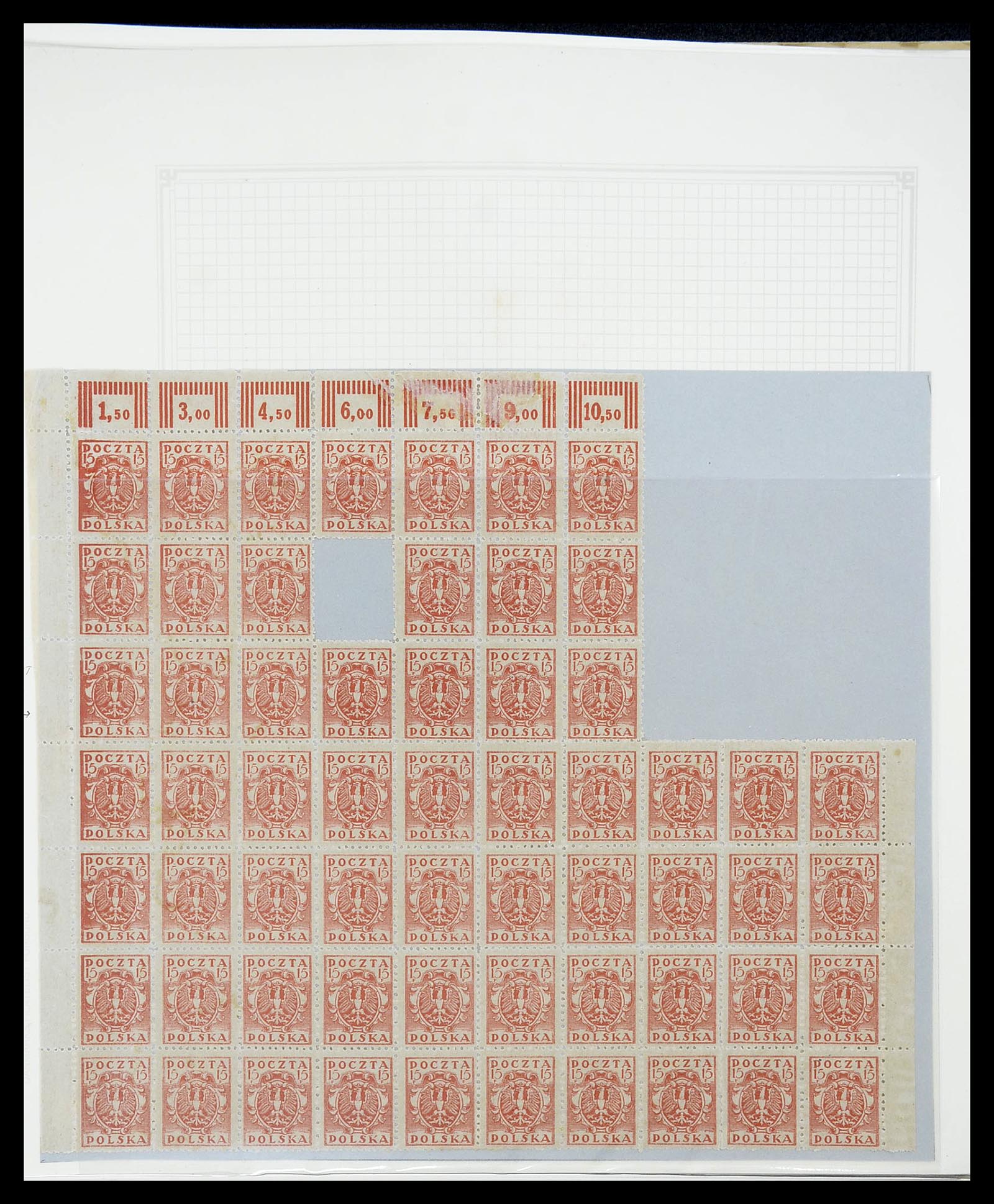 34564 038 - Postzegelverzameling 34564 Polen 1919-1928.