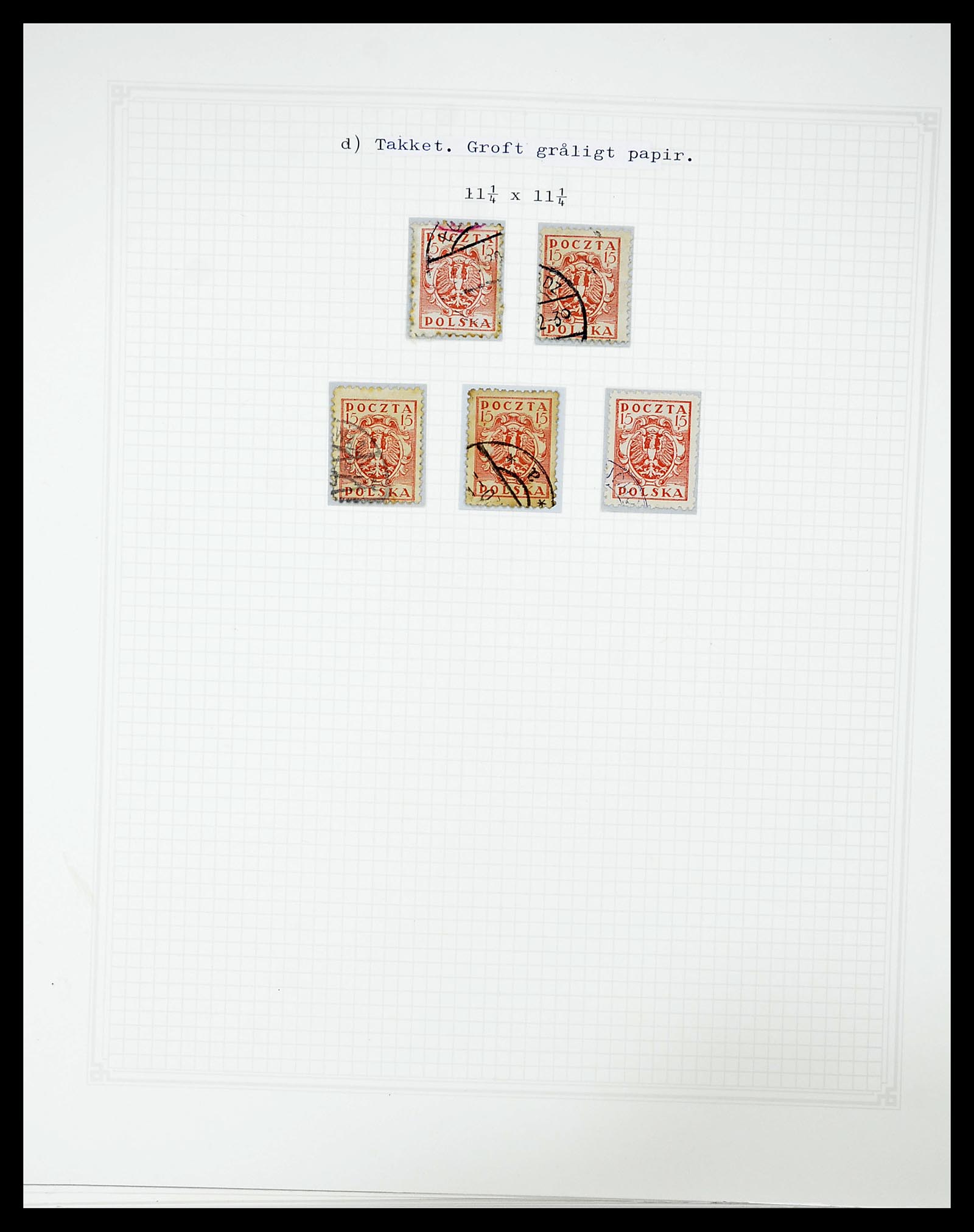 34564 041 - Postzegelverzameling 34564 Polen 1919-1928.