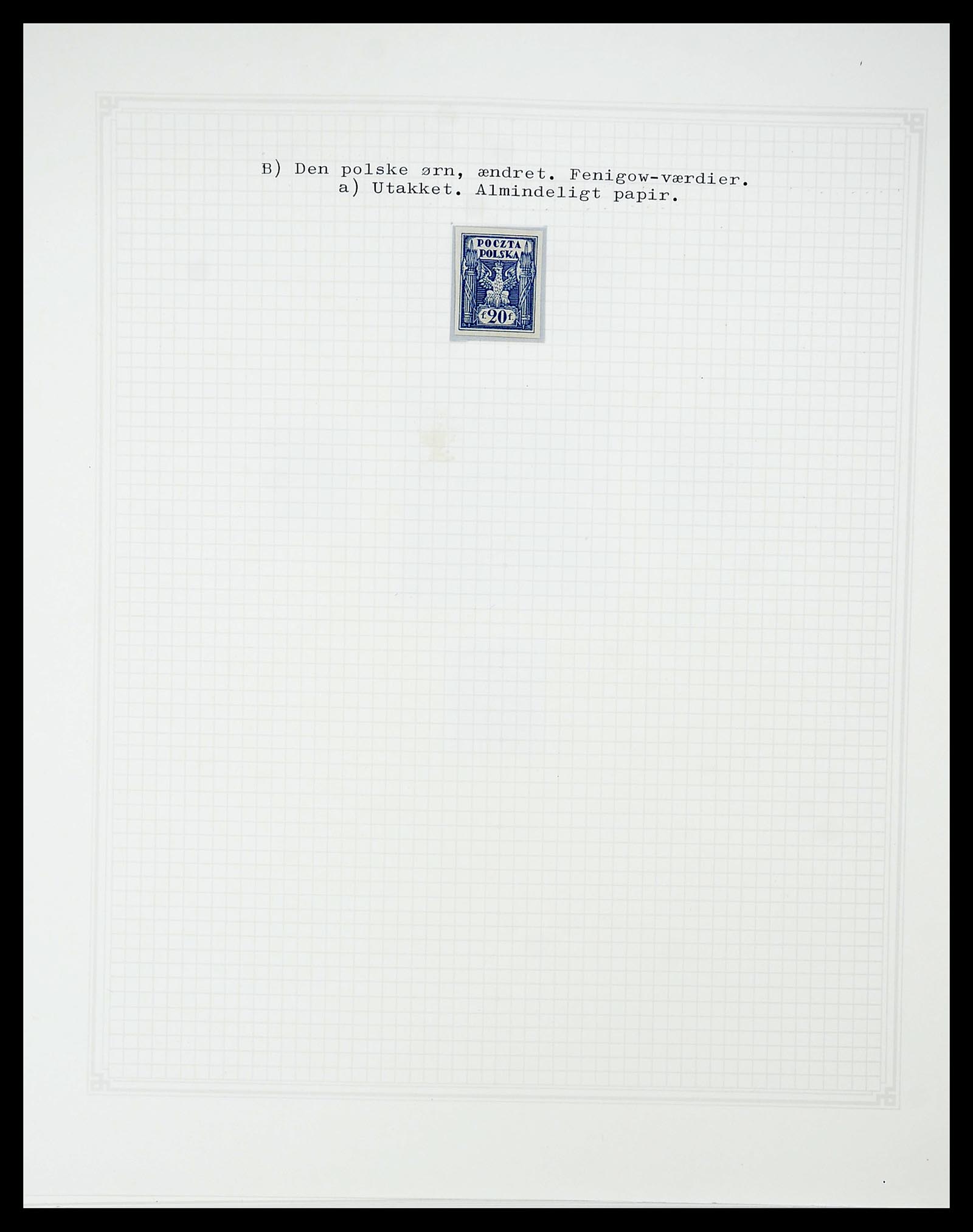34564 042 - Postzegelverzameling 34564 Polen 1919-1928.
