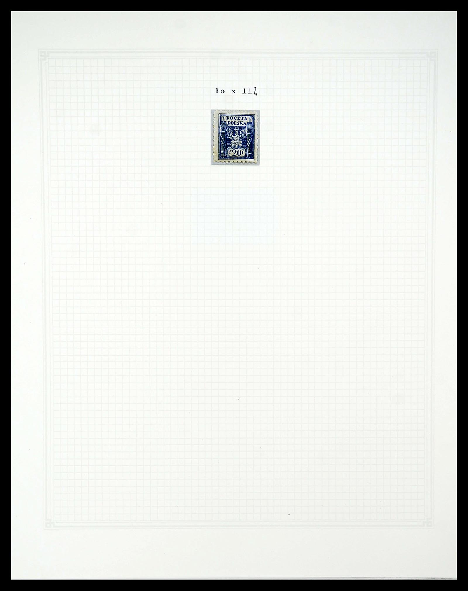 34564 048 - Postzegelverzameling 34564 Polen 1919-1928.