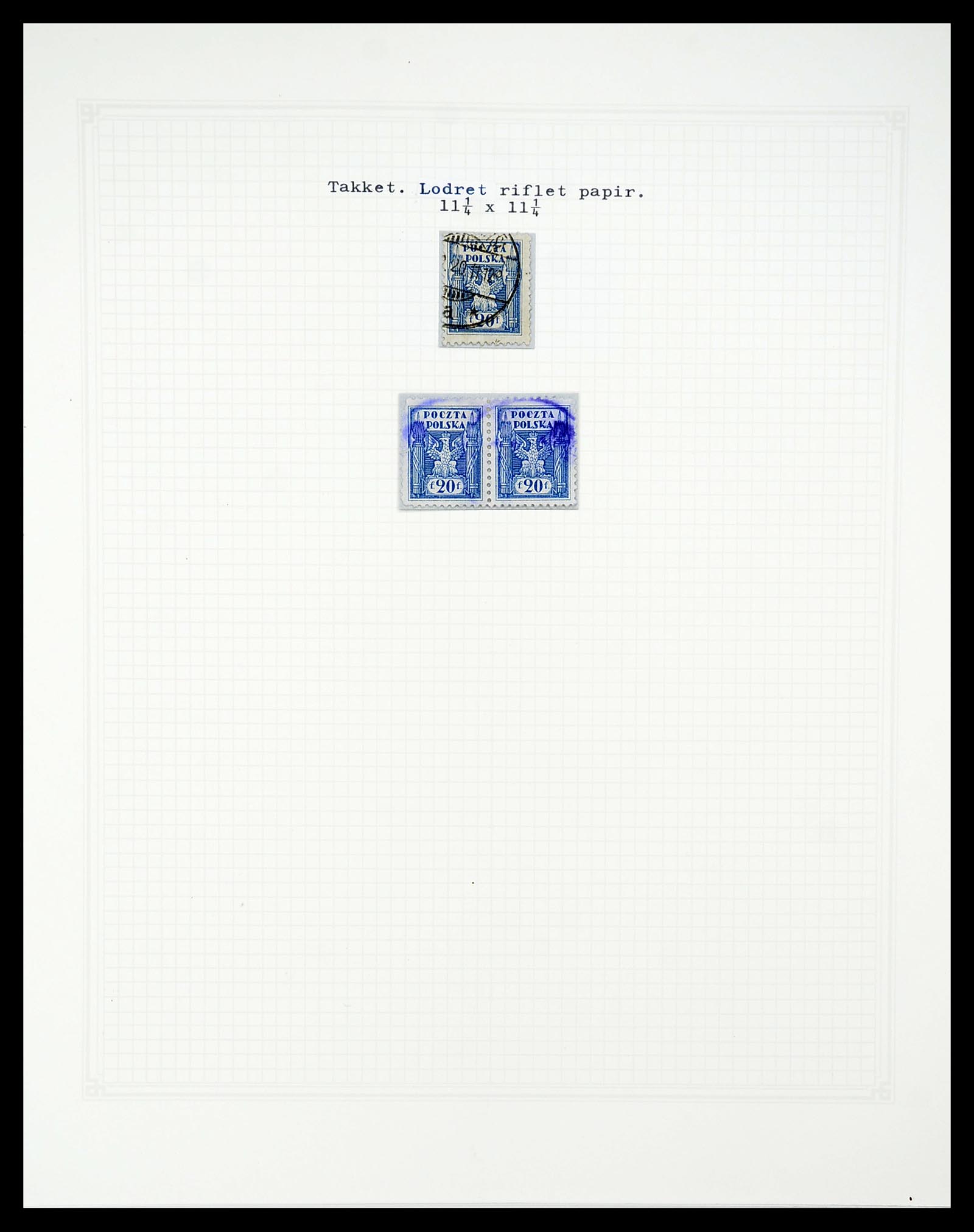34564 049 - Postzegelverzameling 34564 Polen 1919-1928.