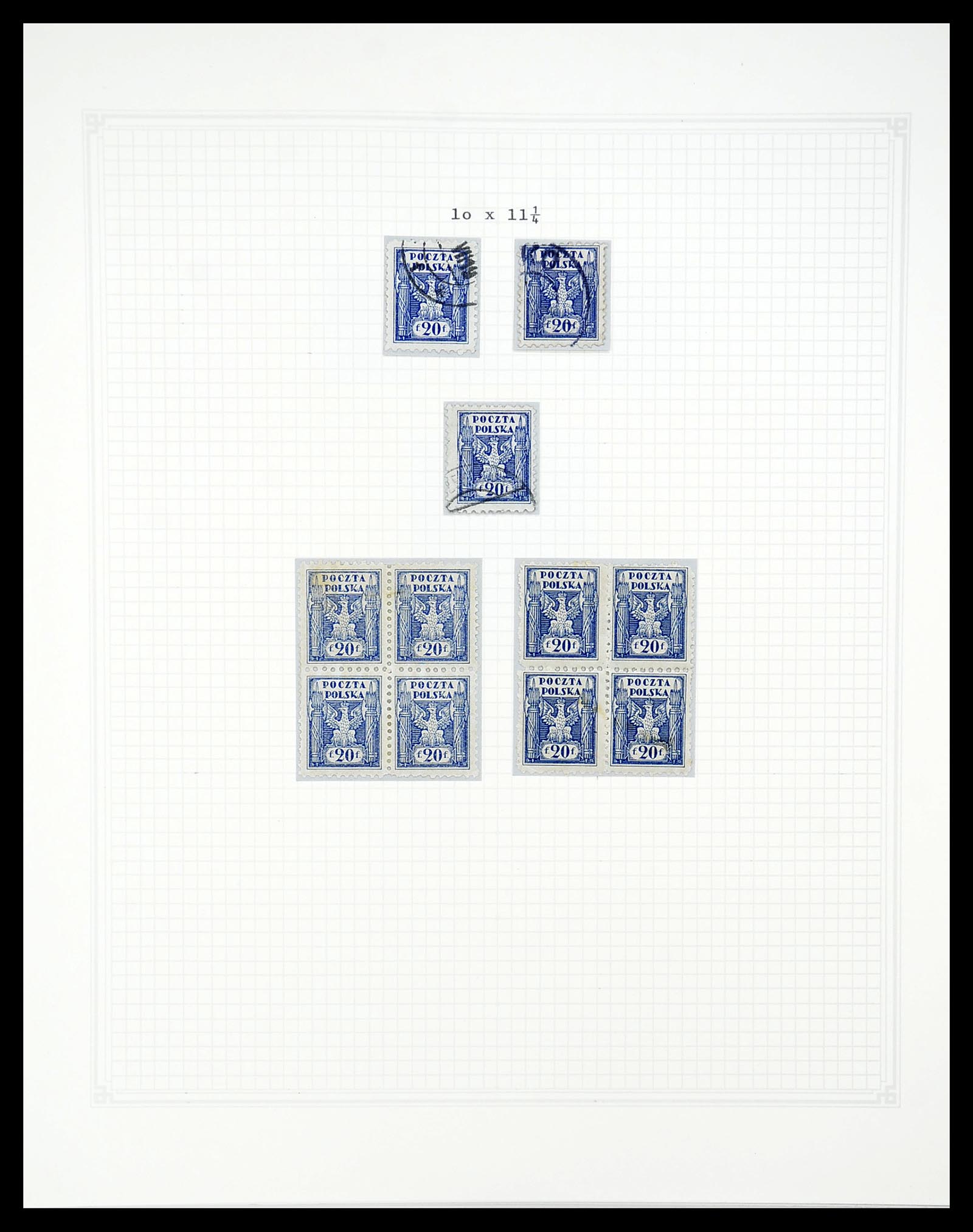 34564 053 - Postzegelverzameling 34564 Polen 1919-1928.