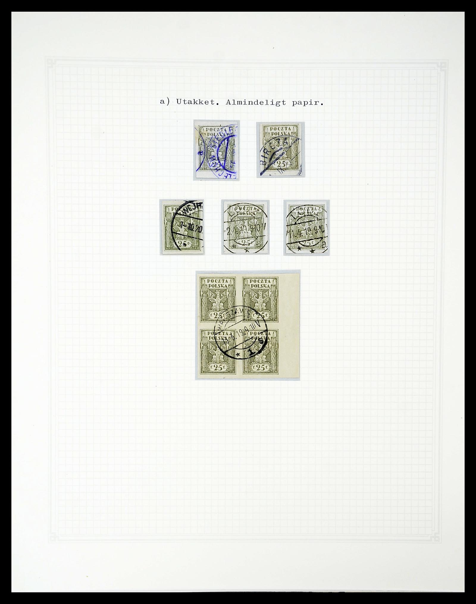 34564 061 - Postzegelverzameling 34564 Polen 1919-1928.