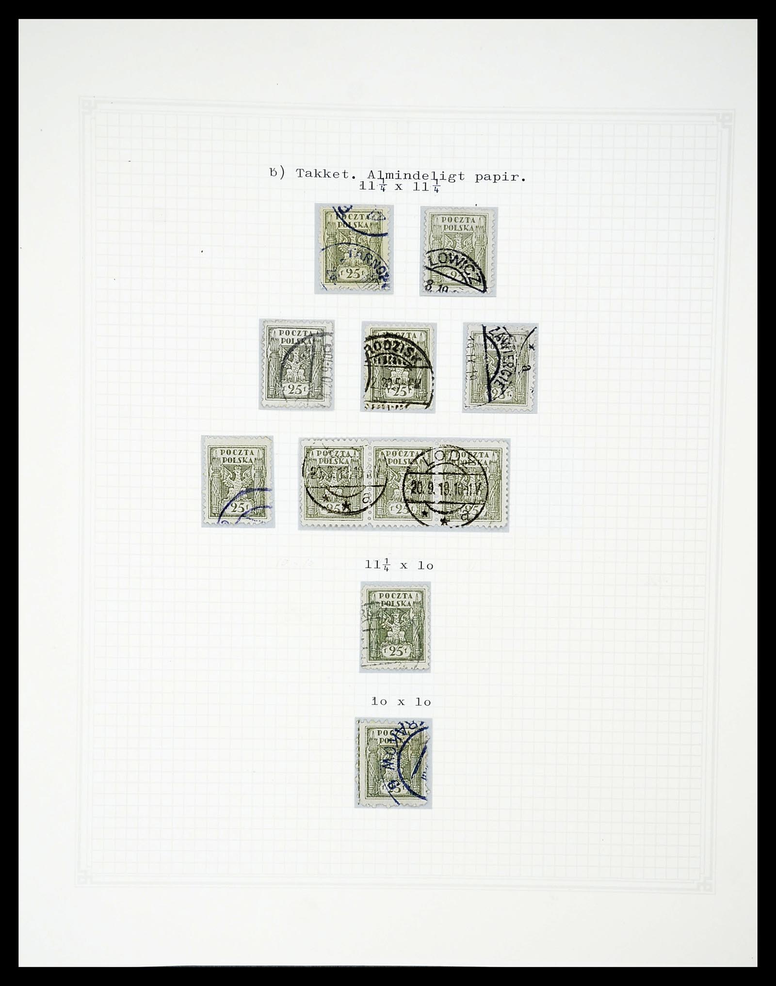 34564 064 - Postzegelverzameling 34564 Polen 1919-1928.
