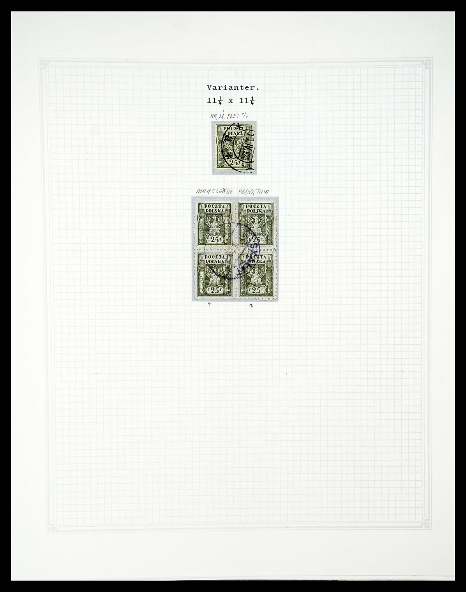 34564 068 - Postzegelverzameling 34564 Polen 1919-1928.