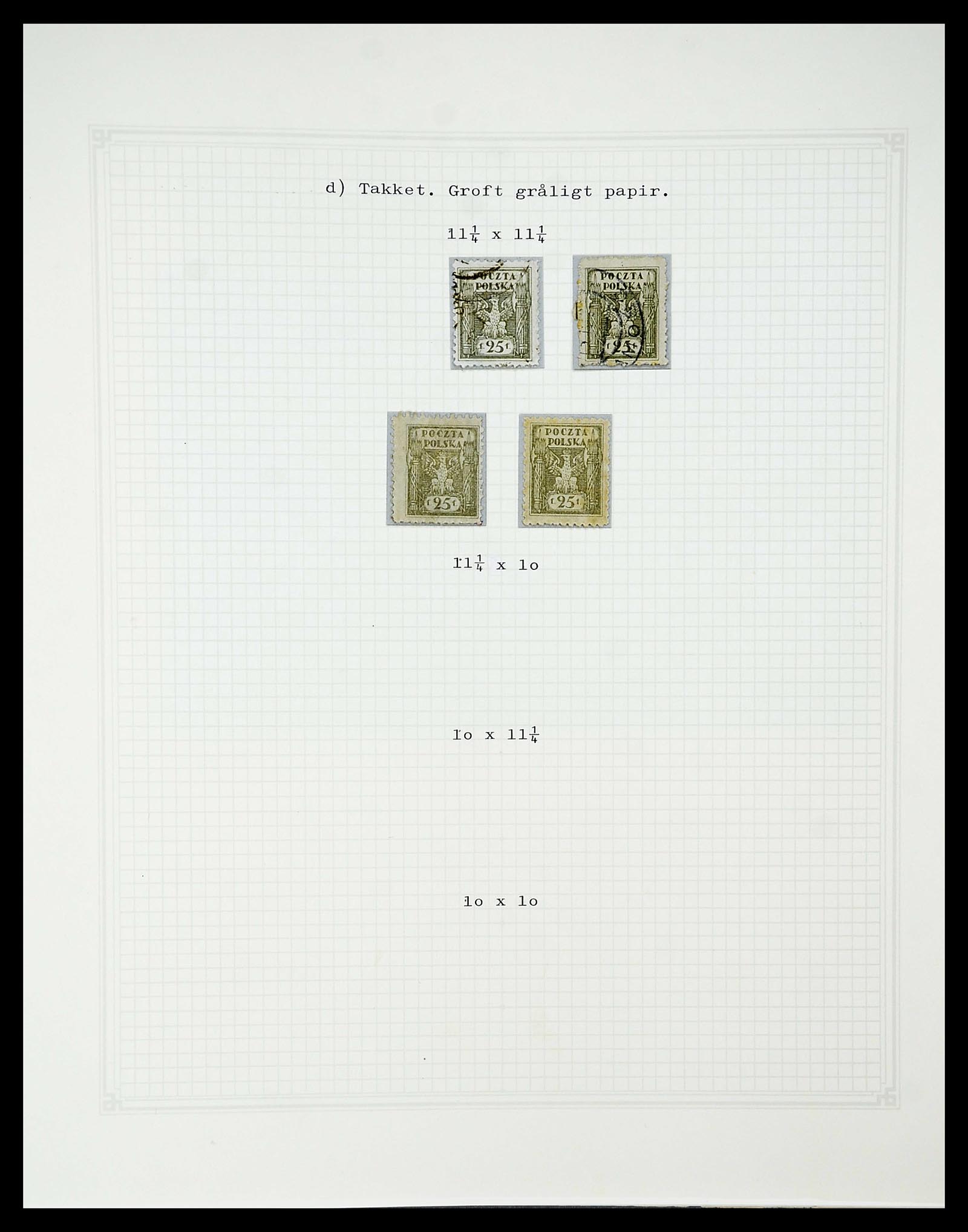 34564 069 - Postzegelverzameling 34564 Polen 1919-1928.