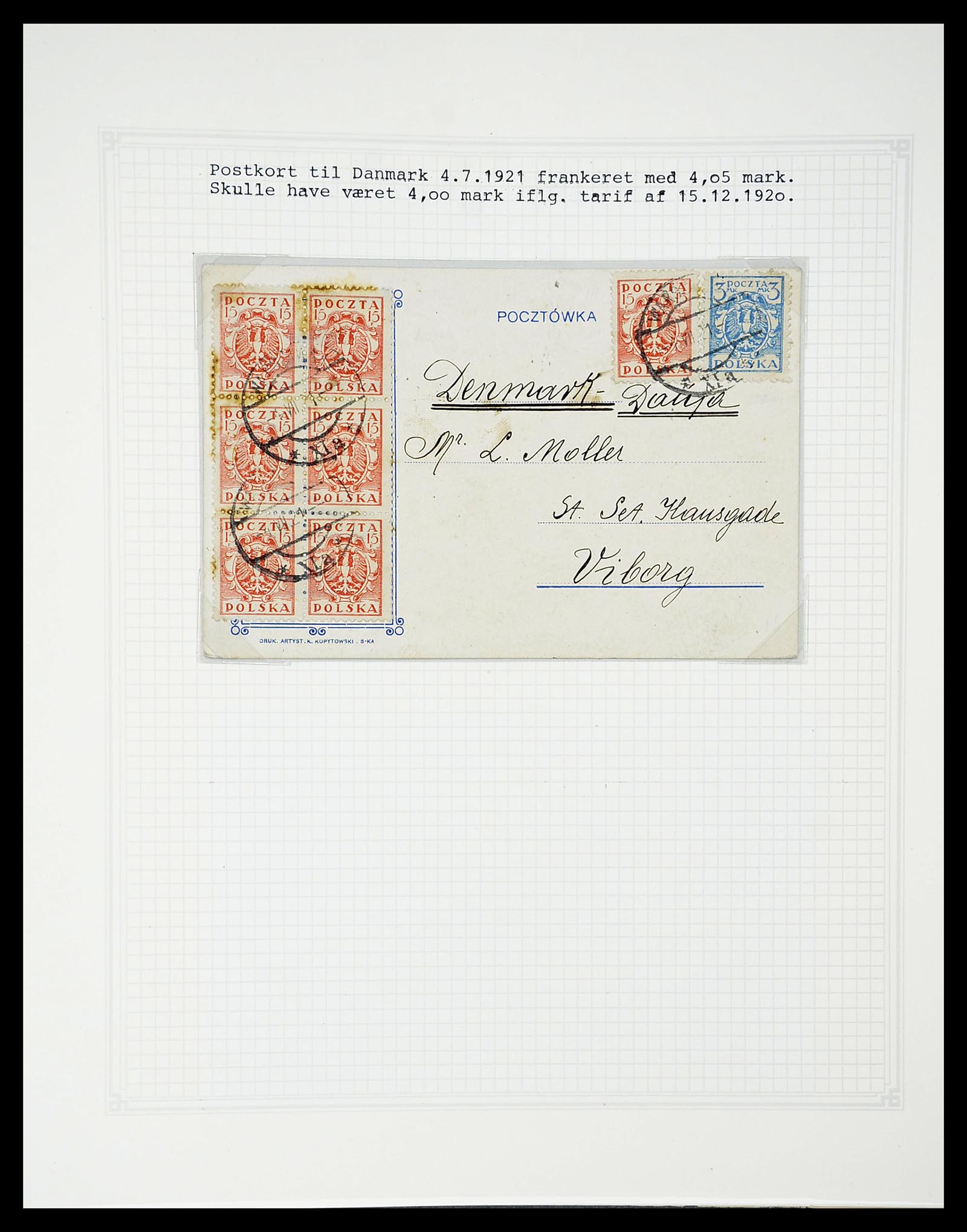 34564 072 - Postzegelverzameling 34564 Polen 1919-1928.