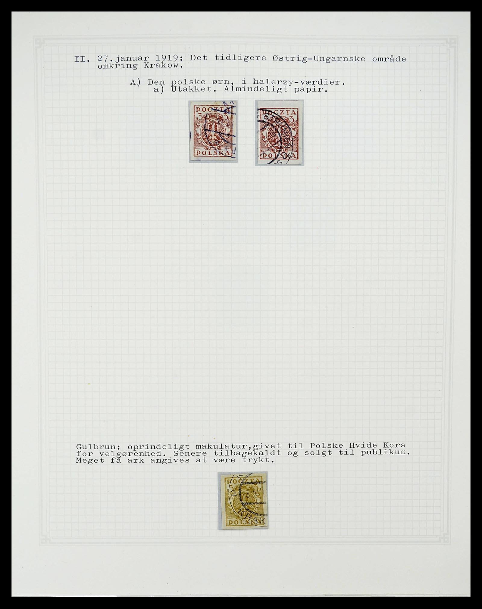 34564 076 - Postzegelverzameling 34564 Polen 1919-1928.