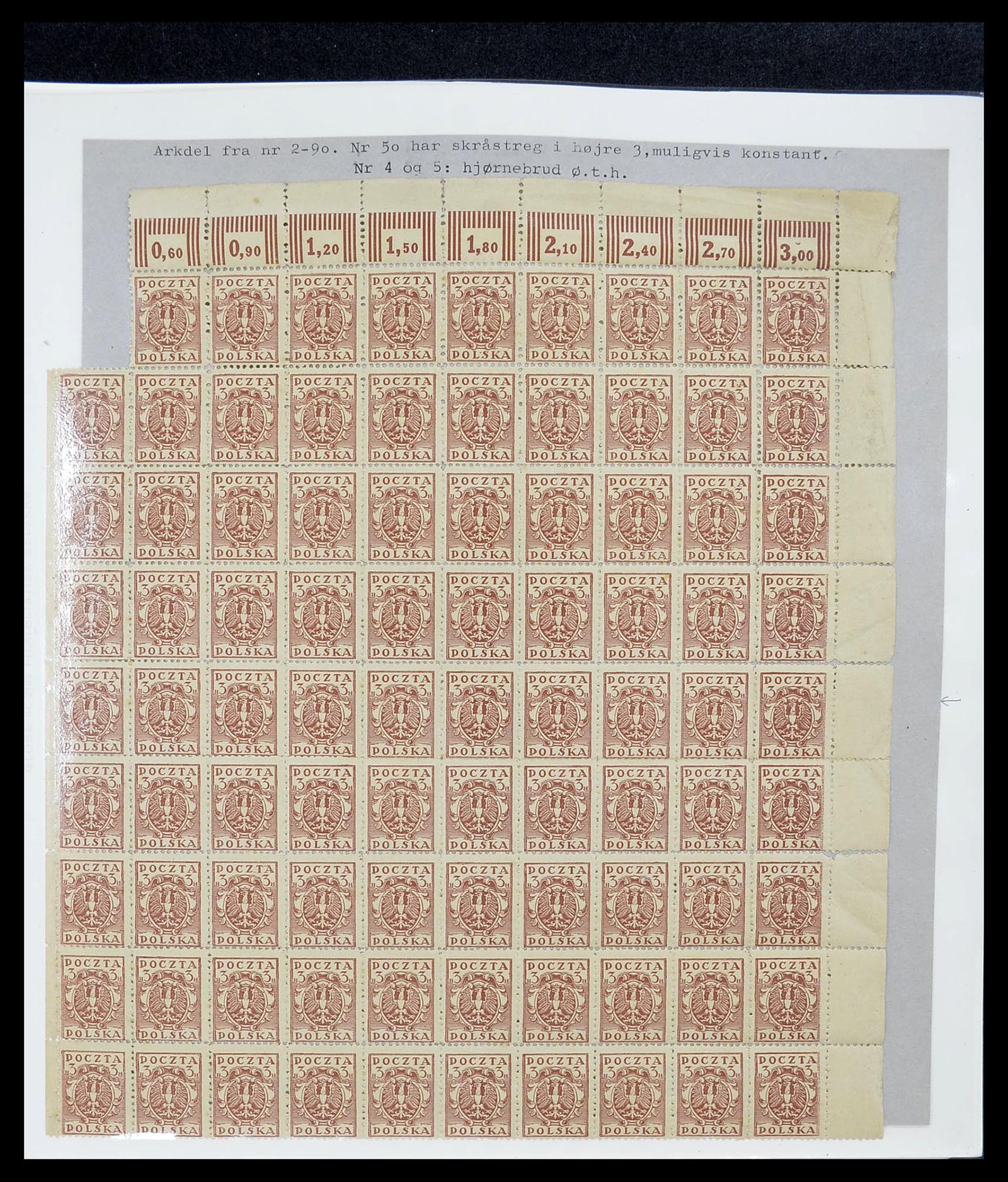 34564 078 - Postzegelverzameling 34564 Polen 1919-1928.