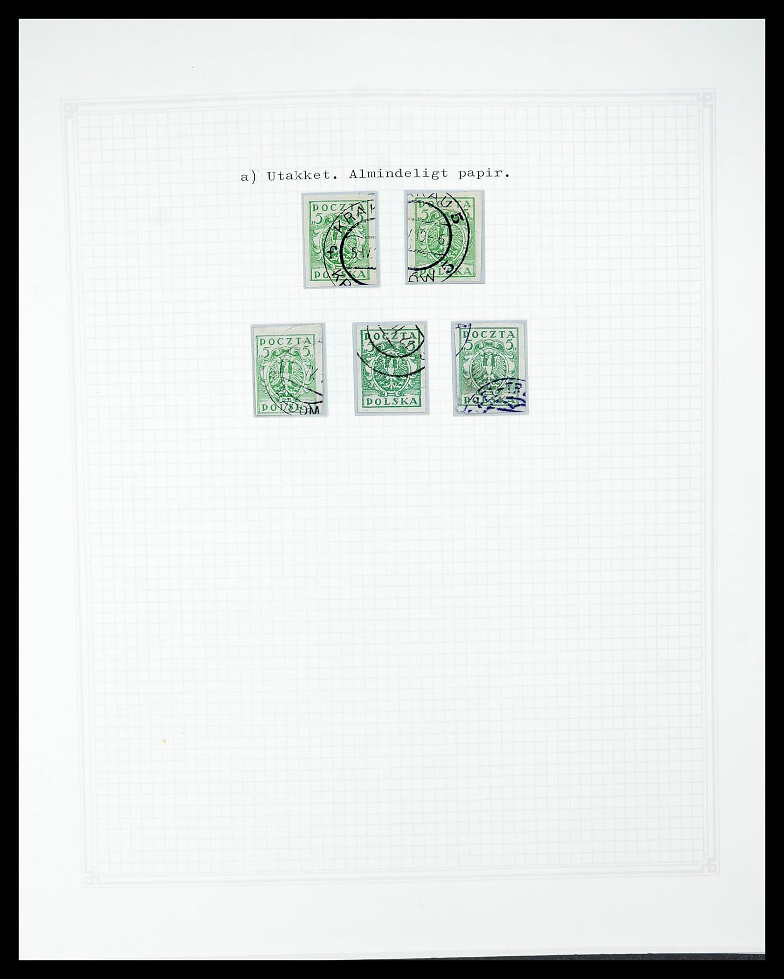 34564 082 - Postzegelverzameling 34564 Polen 1919-1928.