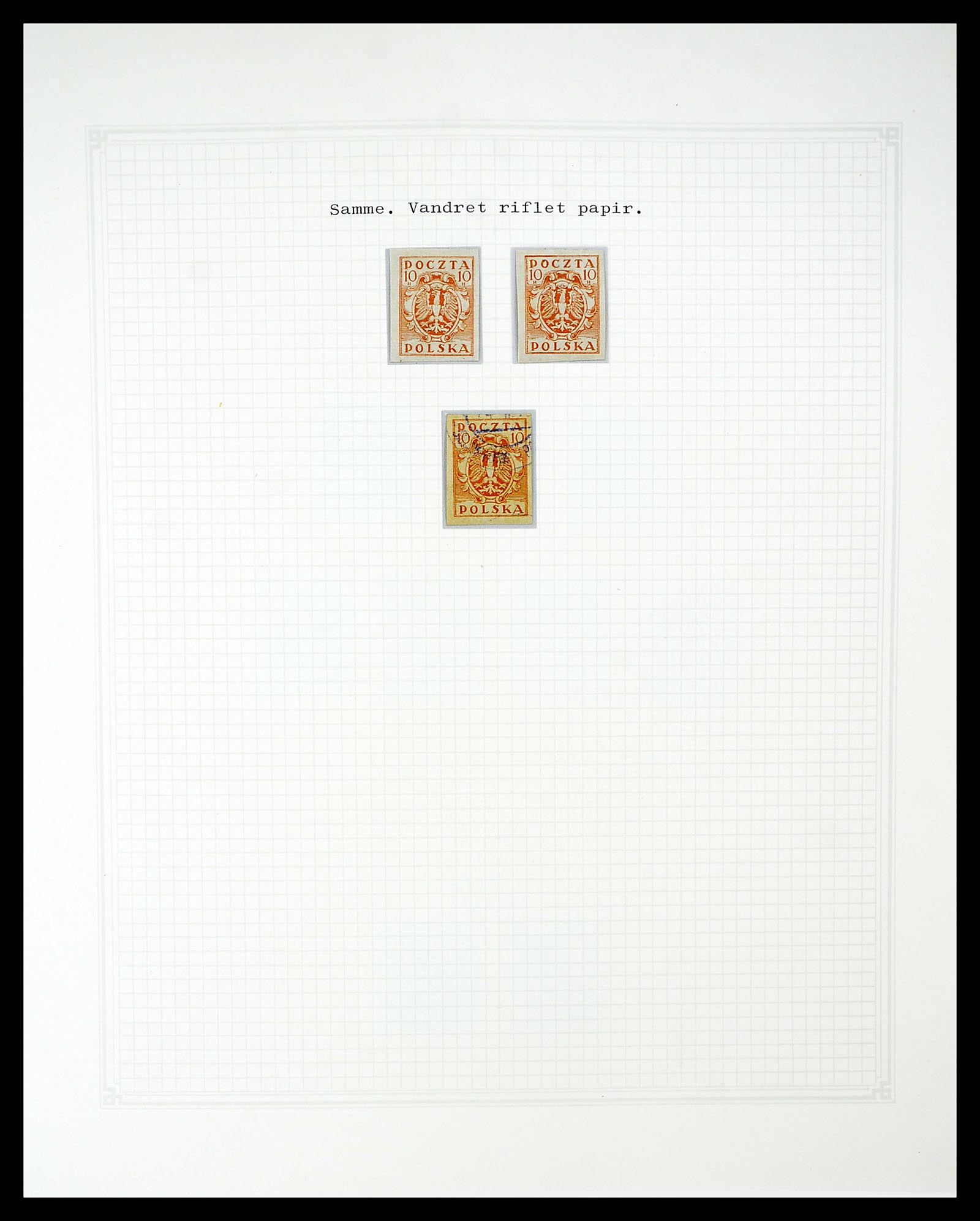 34564 087 - Postzegelverzameling 34564 Polen 1919-1928.