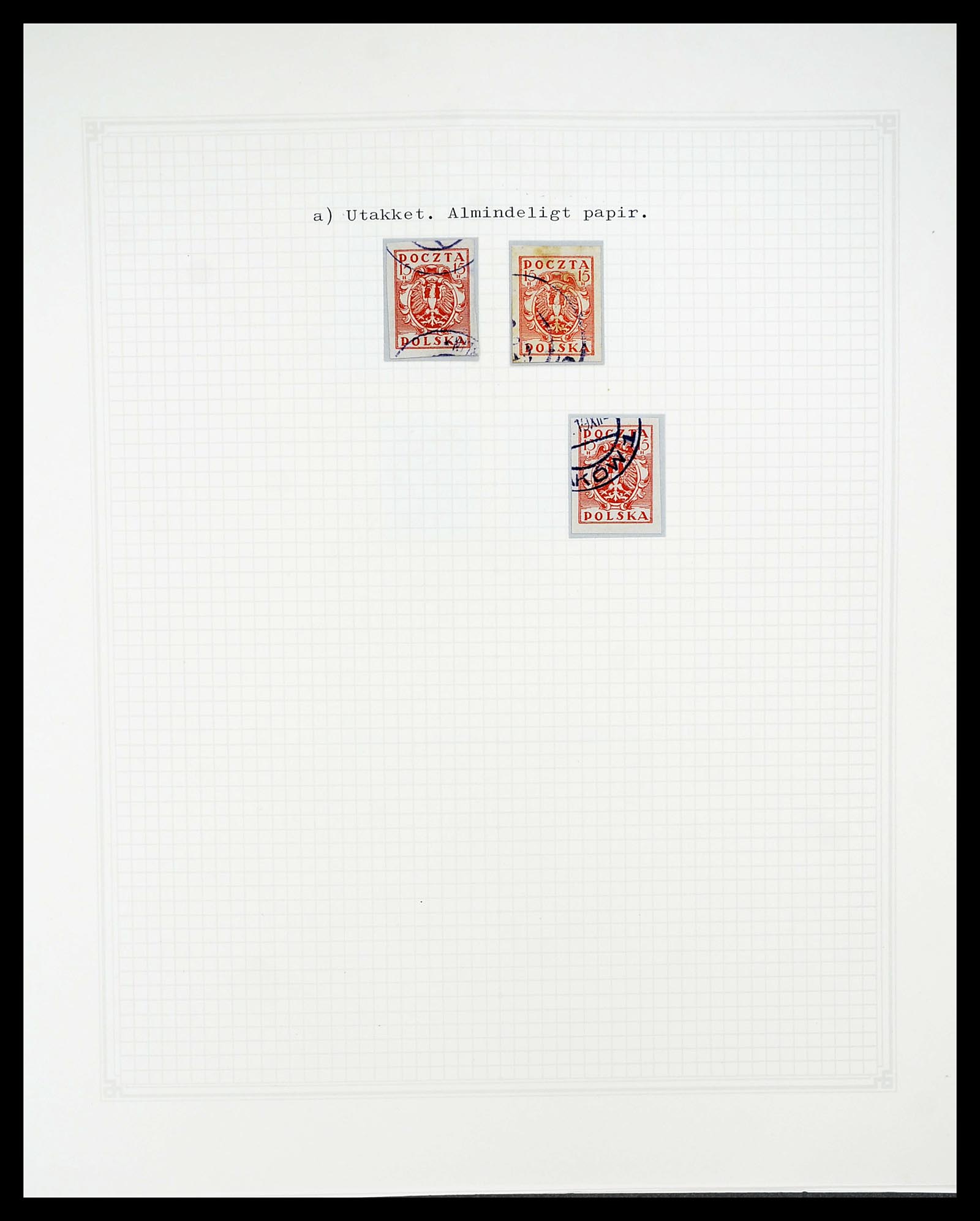 34564 090 - Postzegelverzameling 34564 Polen 1919-1928.