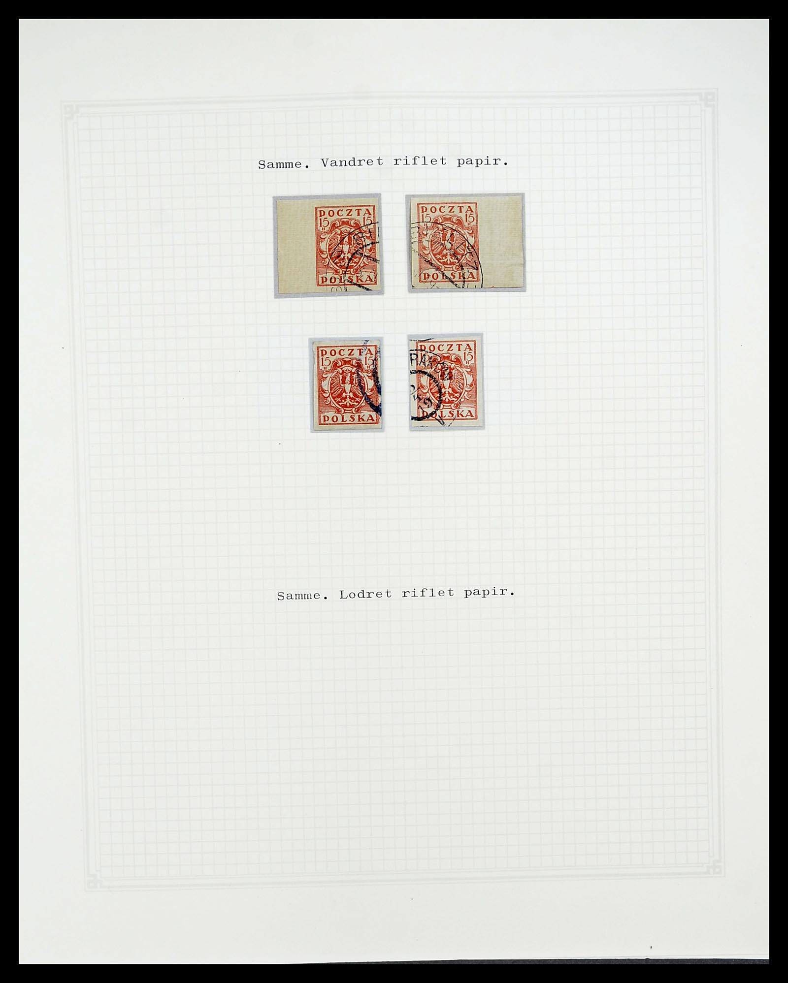 34564 091 - Postzegelverzameling 34564 Polen 1919-1928.