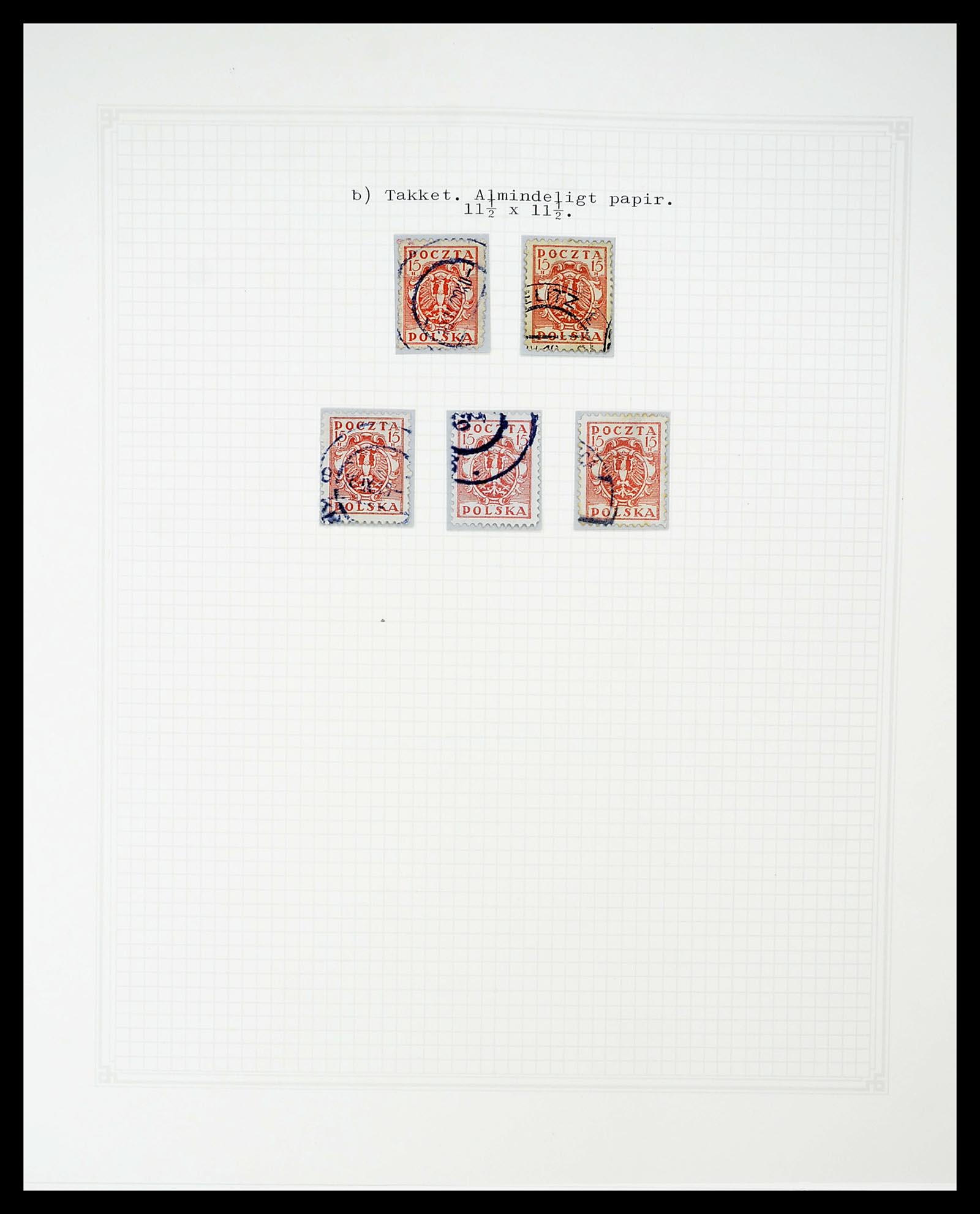 34564 092 - Postzegelverzameling 34564 Polen 1919-1928.