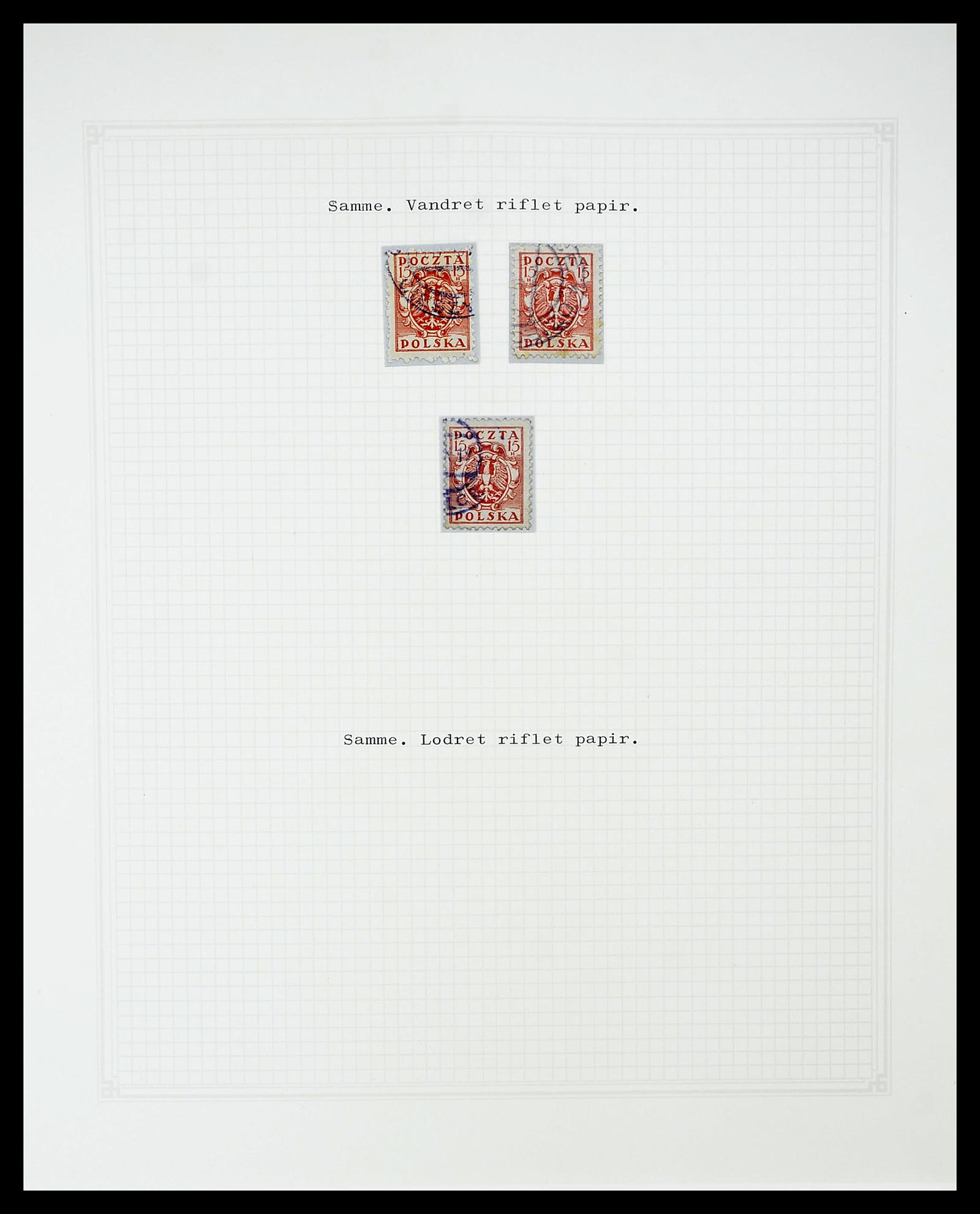 34564 093 - Postzegelverzameling 34564 Polen 1919-1928.