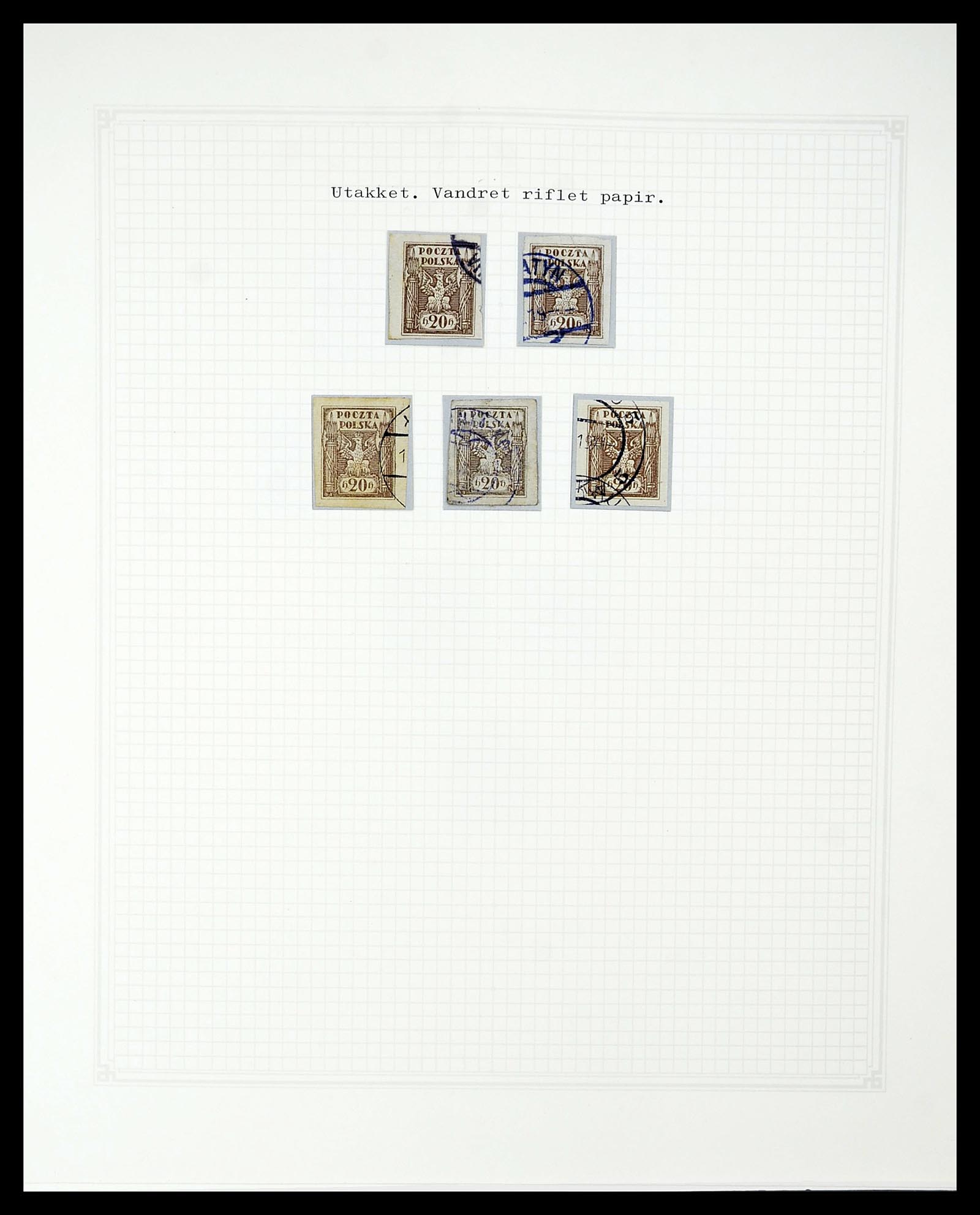 34564 095 - Postzegelverzameling 34564 Polen 1919-1928.