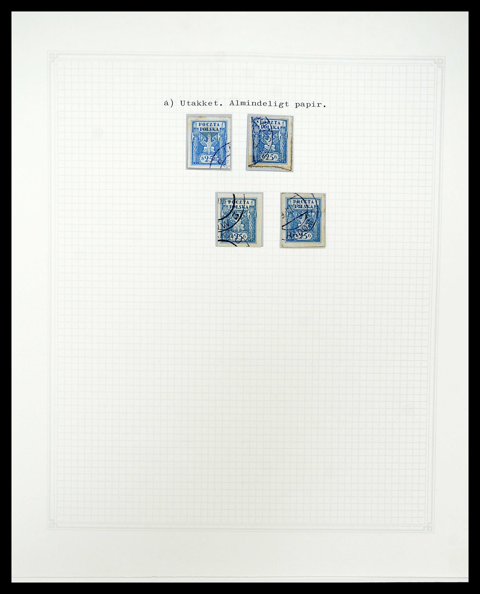 34564 098 - Postzegelverzameling 34564 Polen 1919-1928.