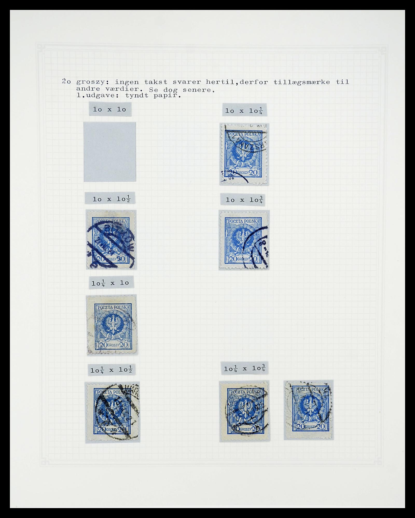 34564 601 - Postzegelverzameling 34564 Polen 1919-1928.