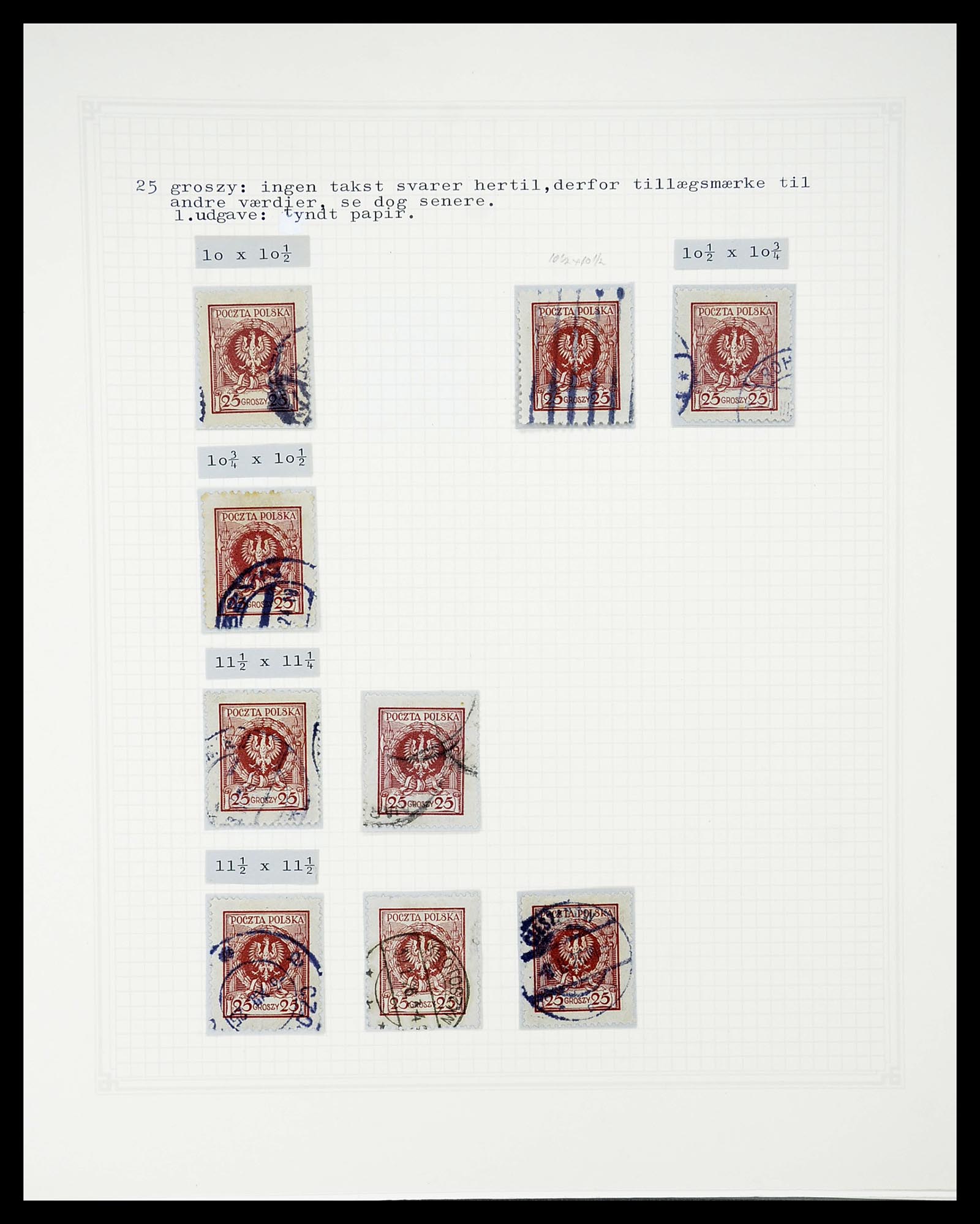 34564 610 - Postzegelverzameling 34564 Polen 1919-1928.