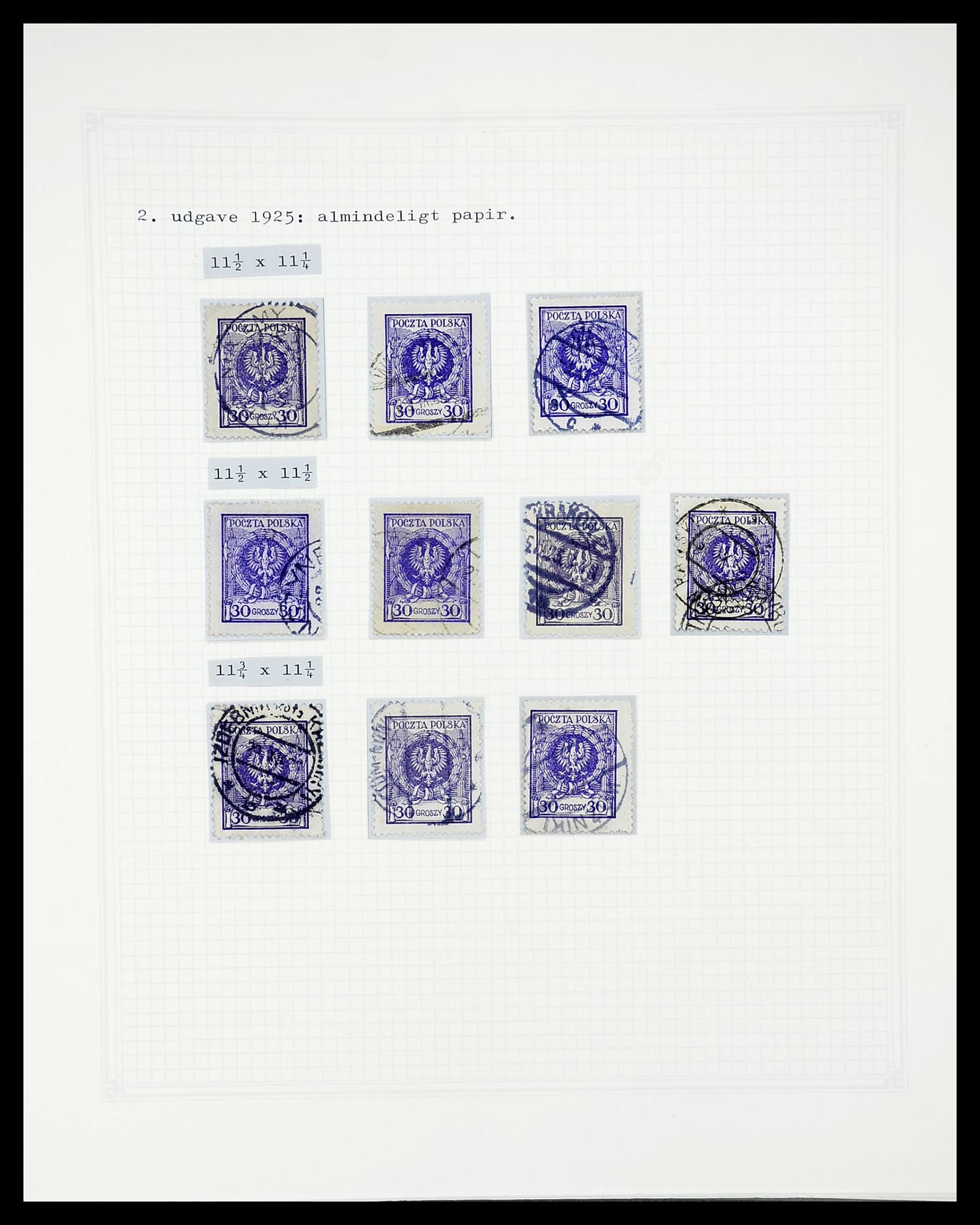 34564 619 - Postzegelverzameling 34564 Polen 1919-1928.