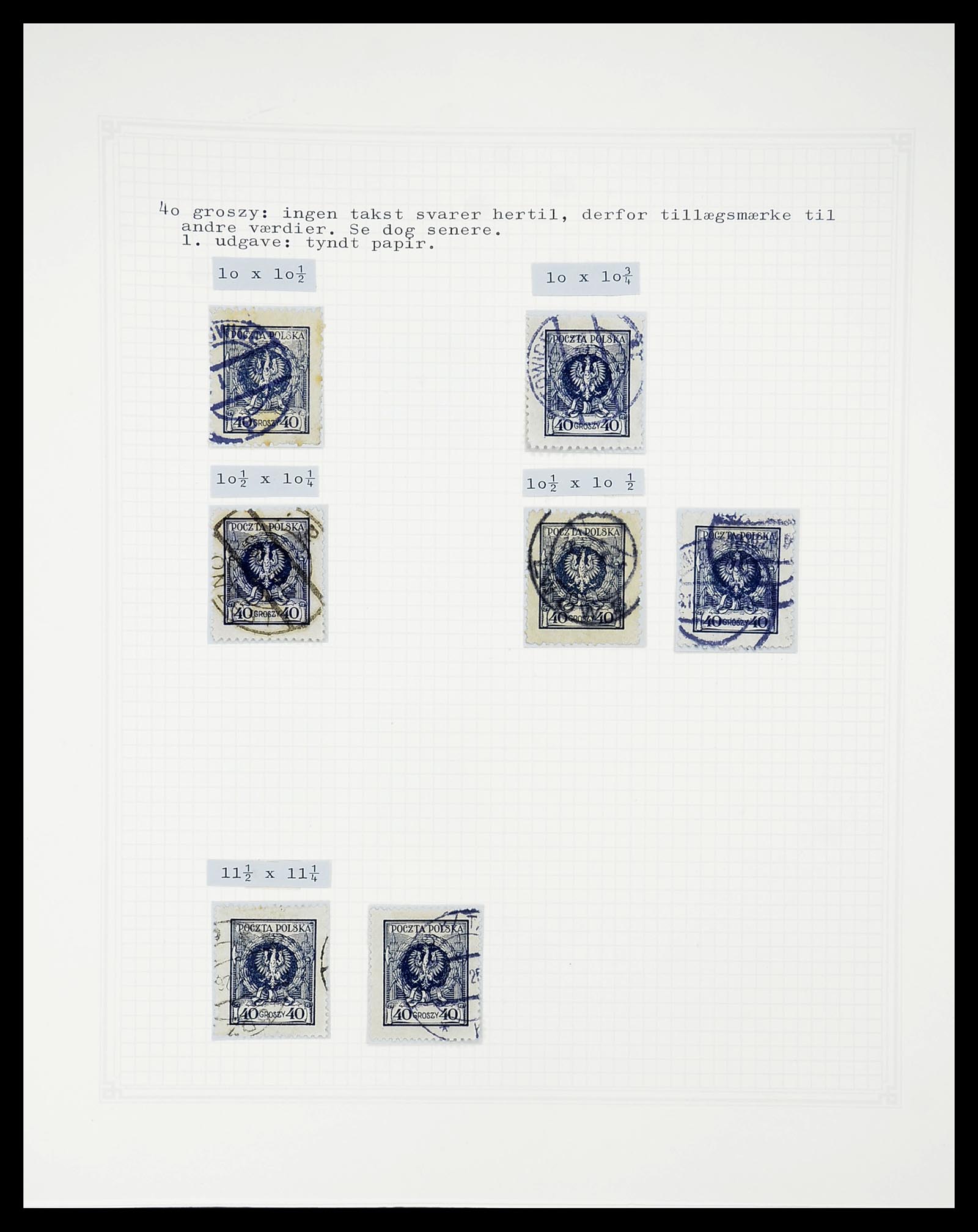 34564 622 - Postzegelverzameling 34564 Polen 1919-1928.
