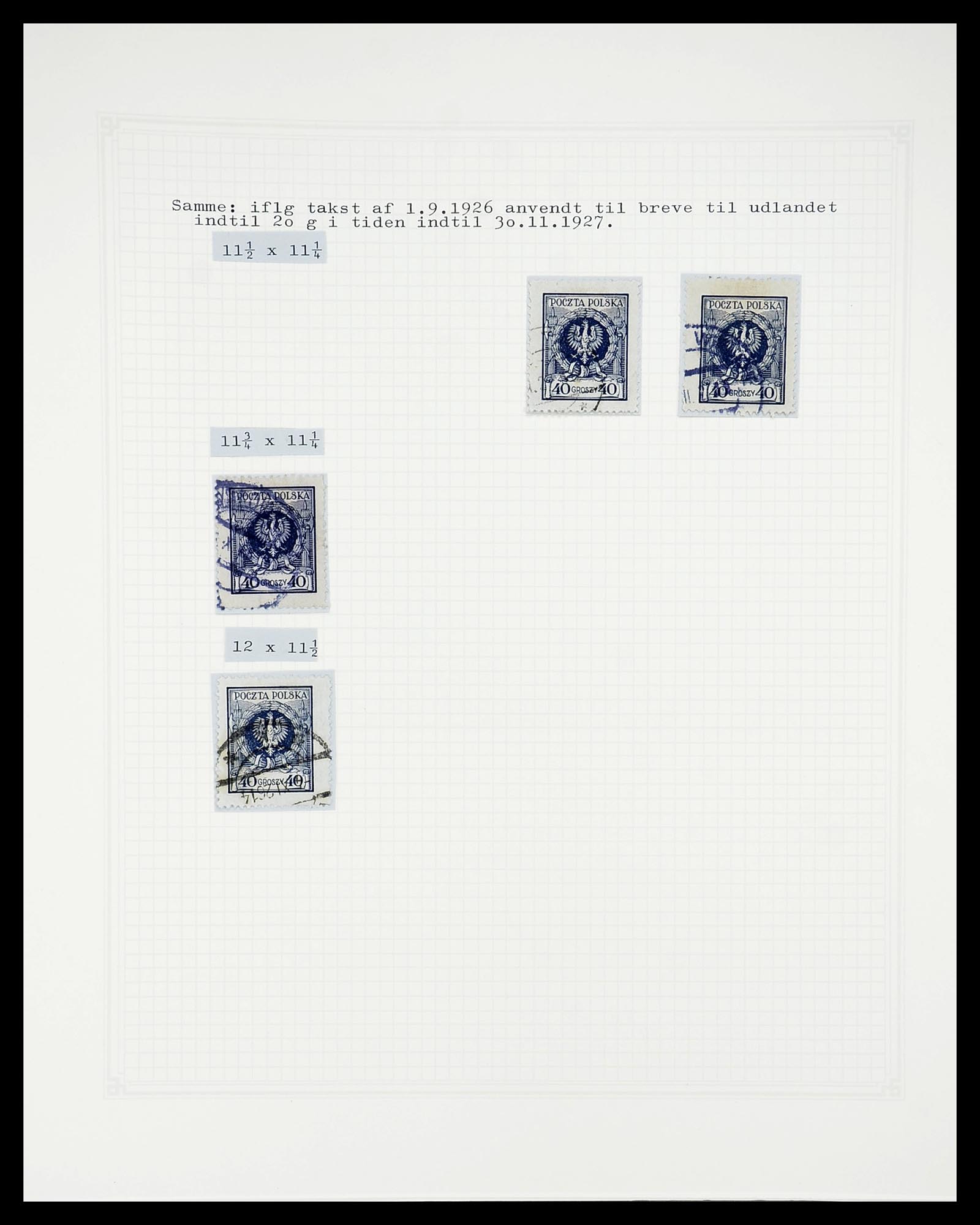 34564 625 - Postzegelverzameling 34564 Polen 1919-1928.