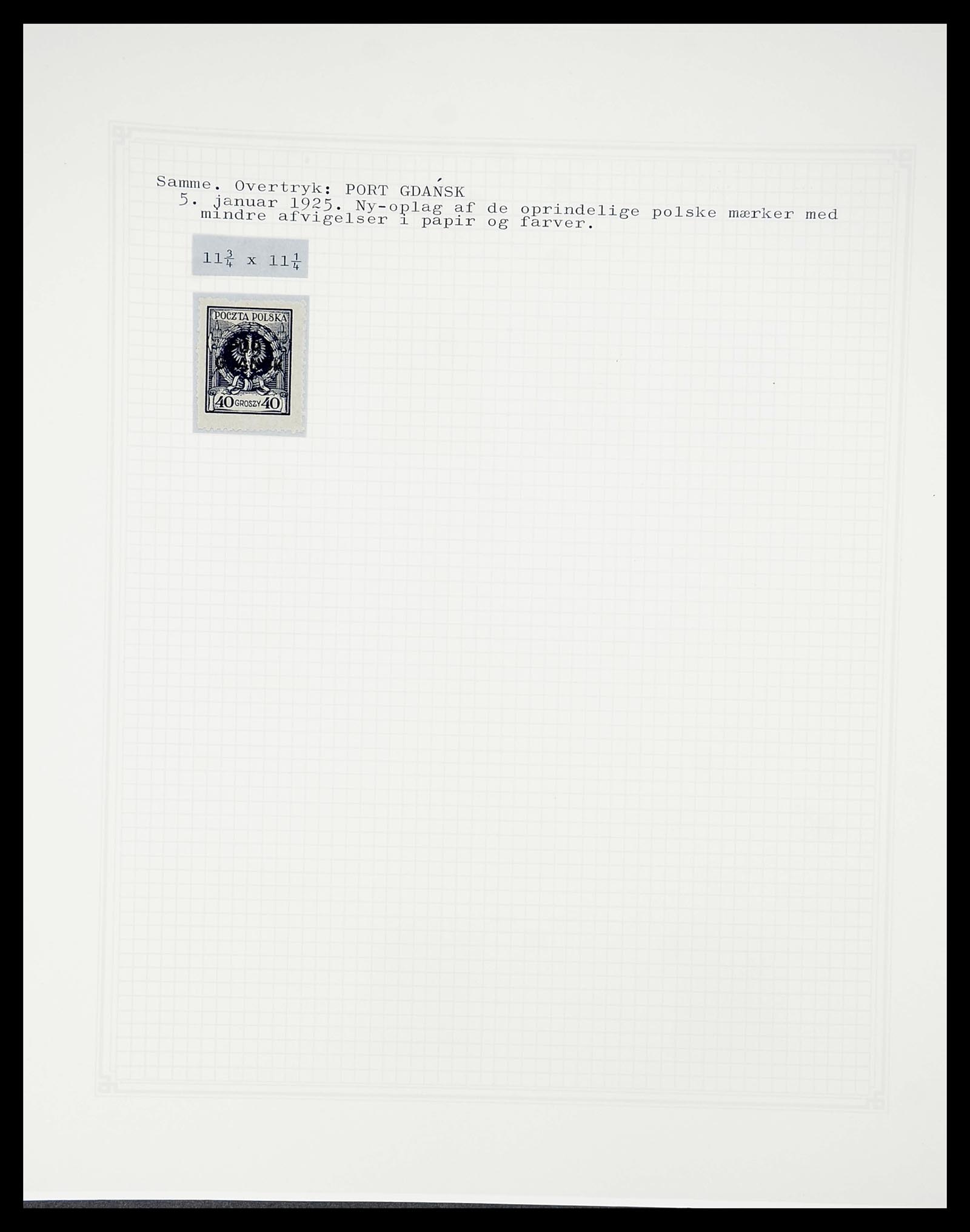 34564 627 - Postzegelverzameling 34564 Polen 1919-1928.