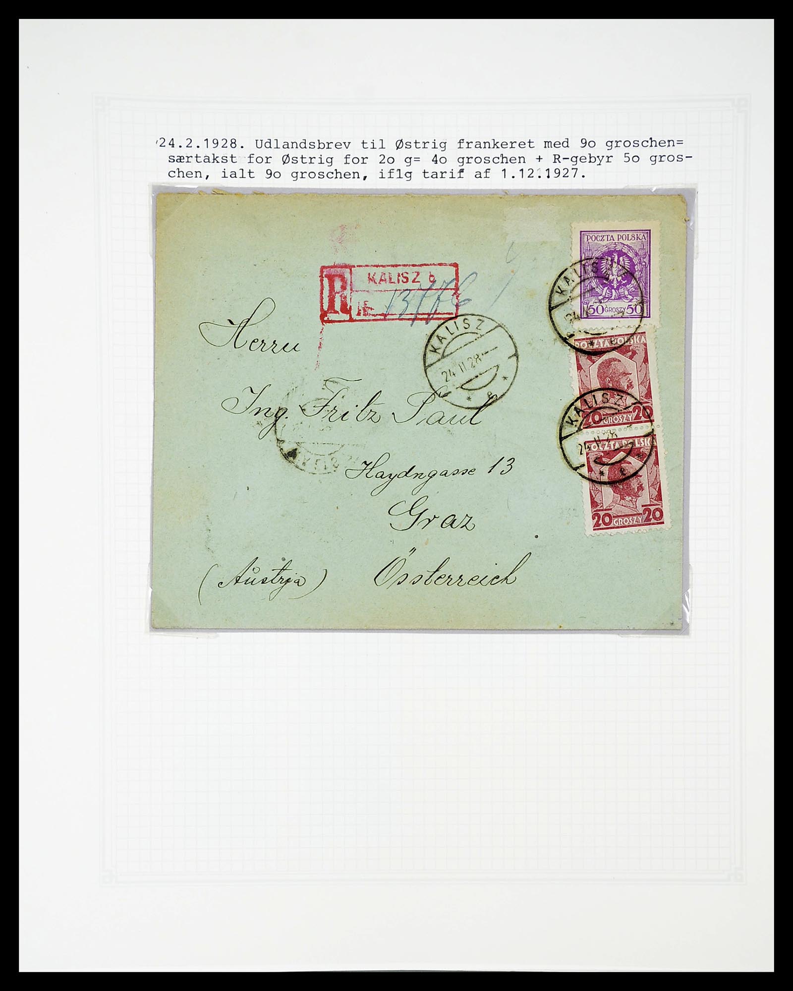 34564 632 - Postzegelverzameling 34564 Polen 1919-1928.
