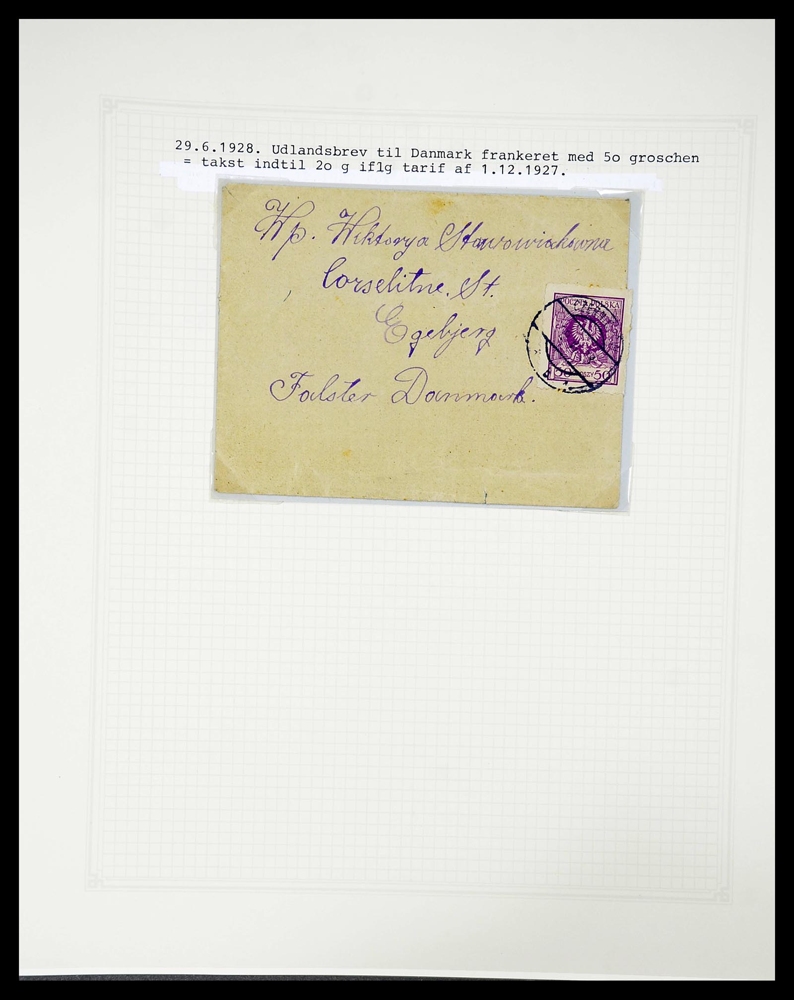 34564 636 - Postzegelverzameling 34564 Polen 1919-1928.