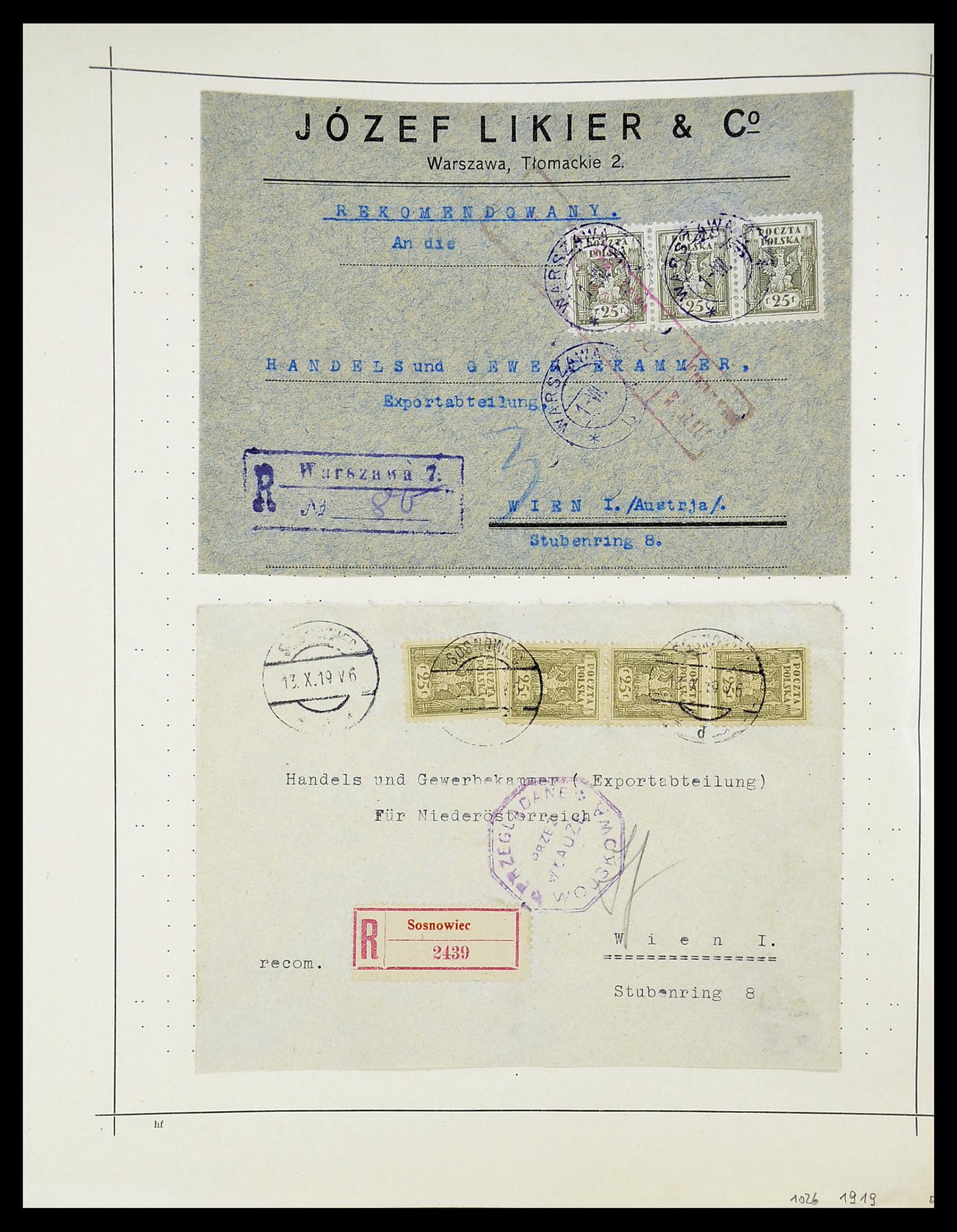 34564 642 - Postzegelverzameling 34564 Polen 1919-1928.
