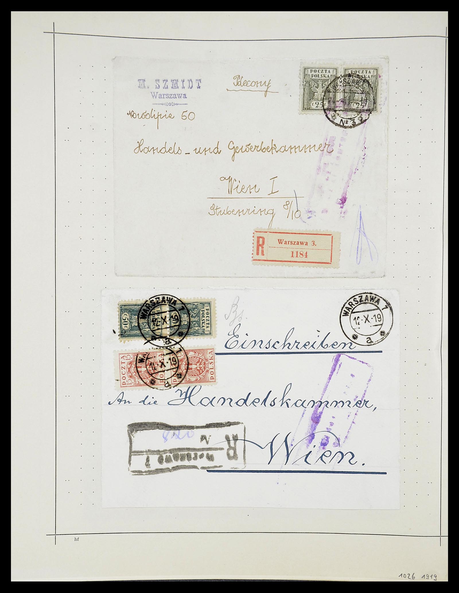 34564 643 - Postzegelverzameling 34564 Polen 1919-1928.