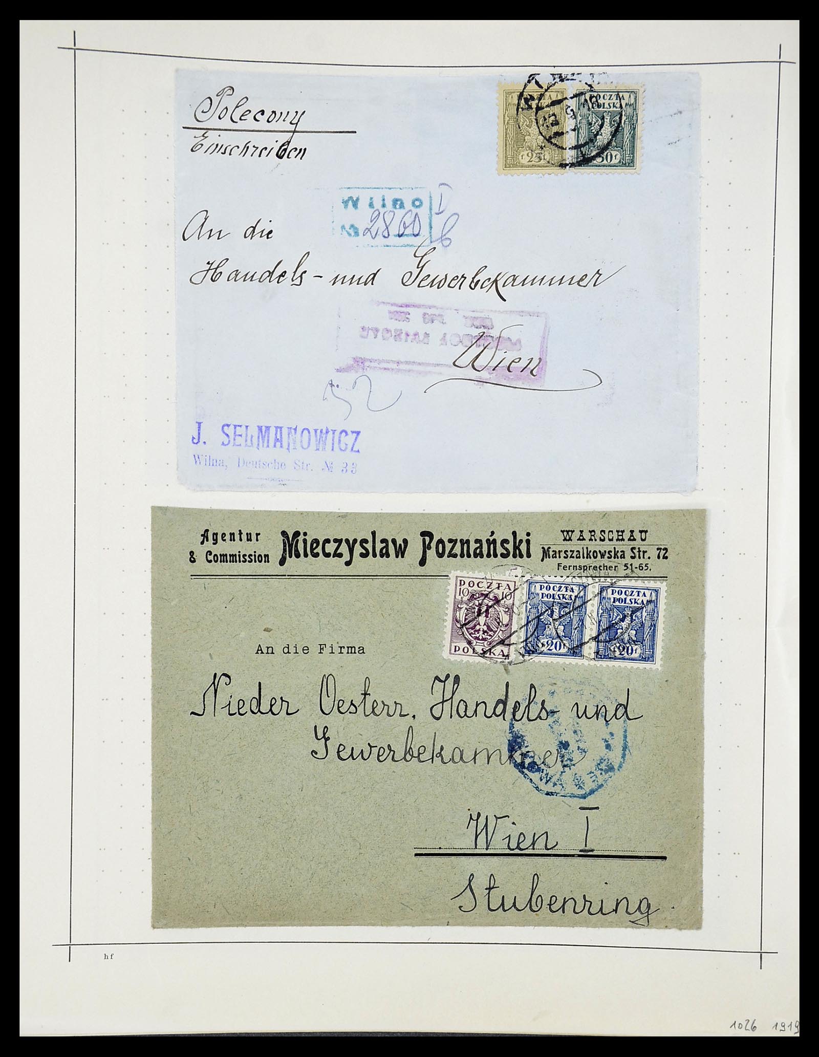 34564 644 - Postzegelverzameling 34564 Polen 1919-1928.