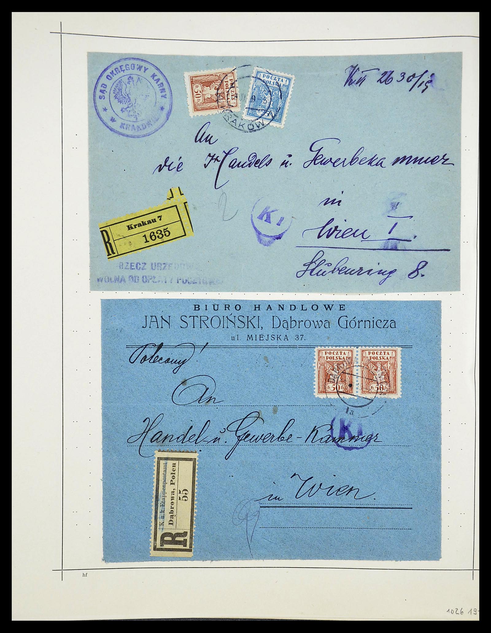 34564 645 - Postzegelverzameling 34564 Polen 1919-1928.