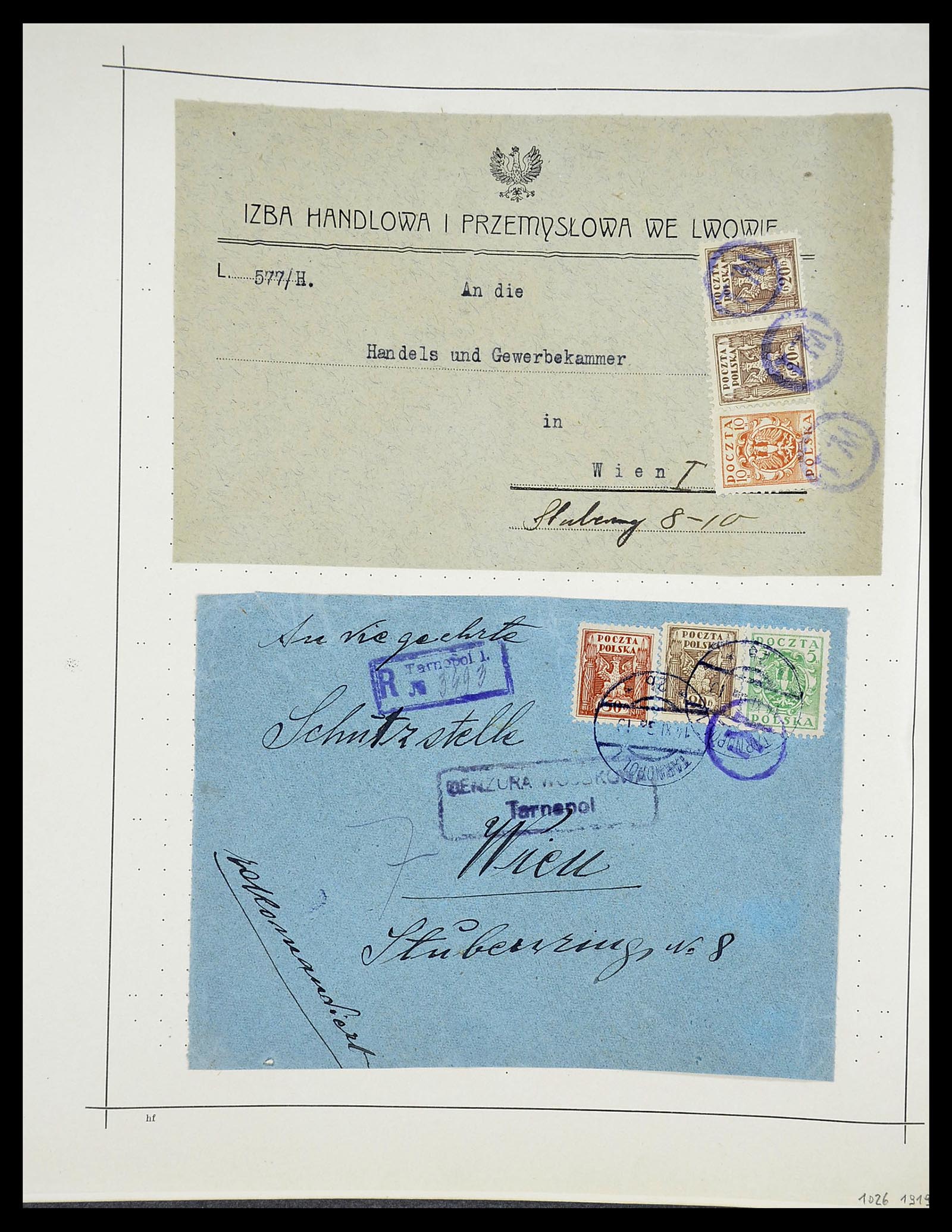 34564 646 - Postzegelverzameling 34564 Polen 1919-1928.
