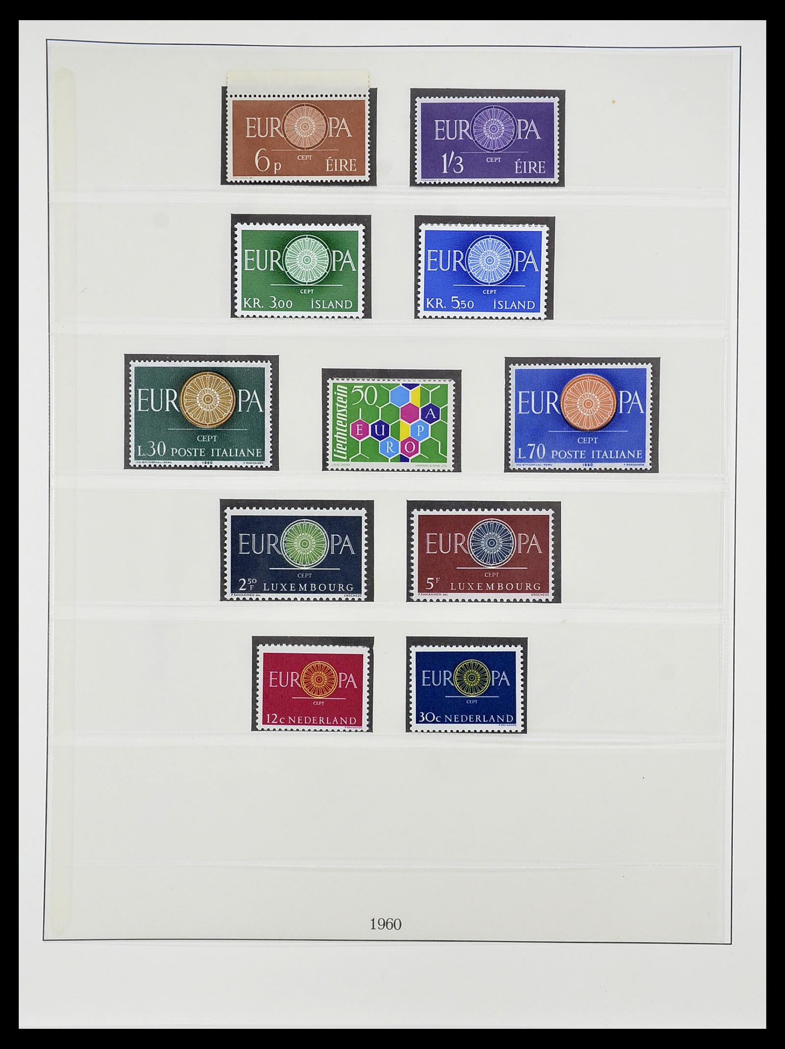 34565 006 - Postzegelverzameling 34565 Europa CEPT 1956-1988.