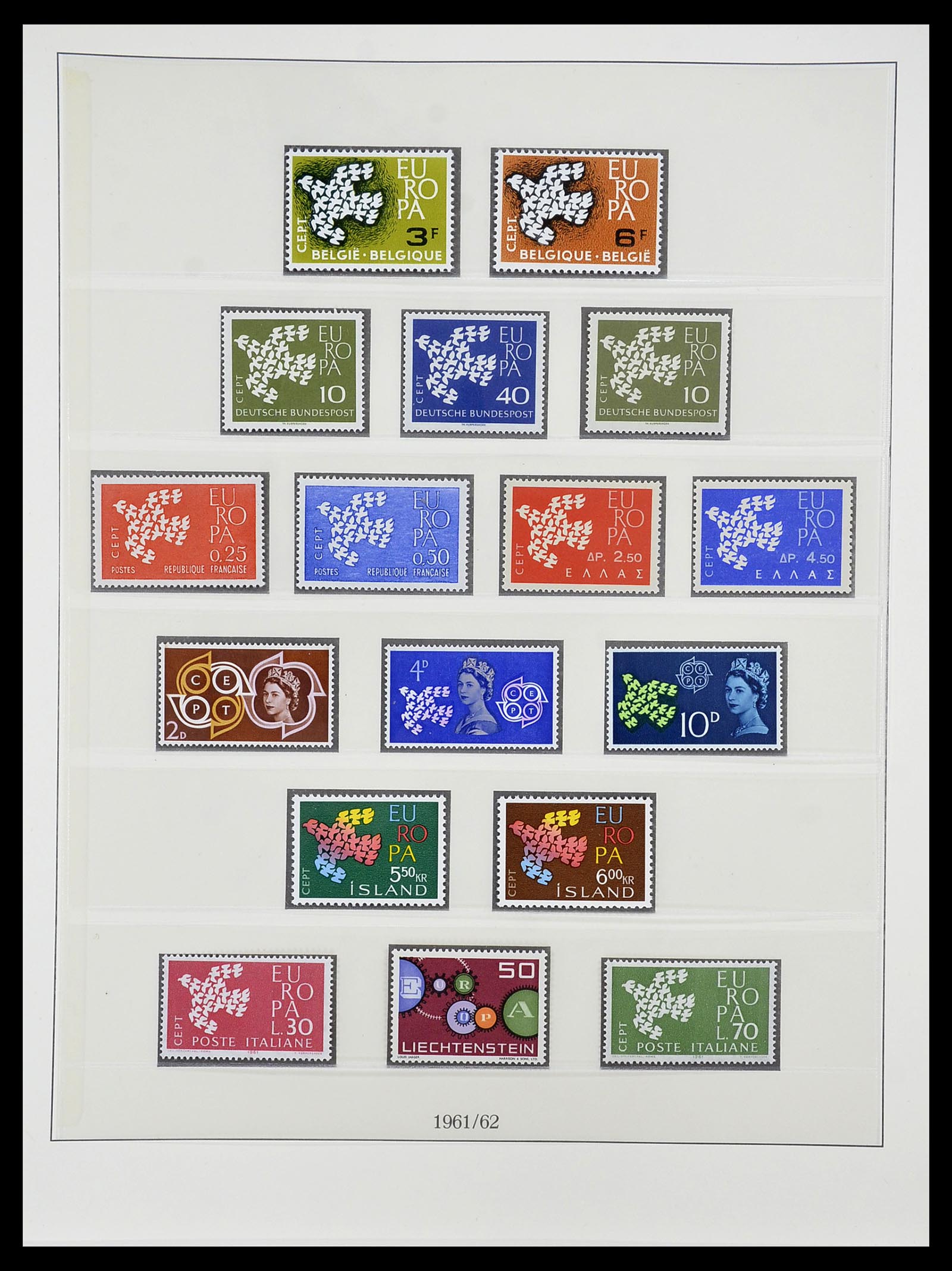 34565 008 - Postzegelverzameling 34565 Europa CEPT 1956-1988.